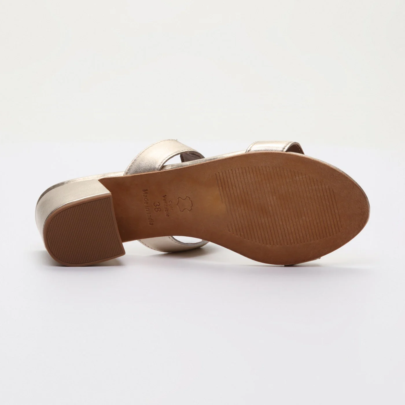 Sandales A Talons Jolan - Platinium - Image 4