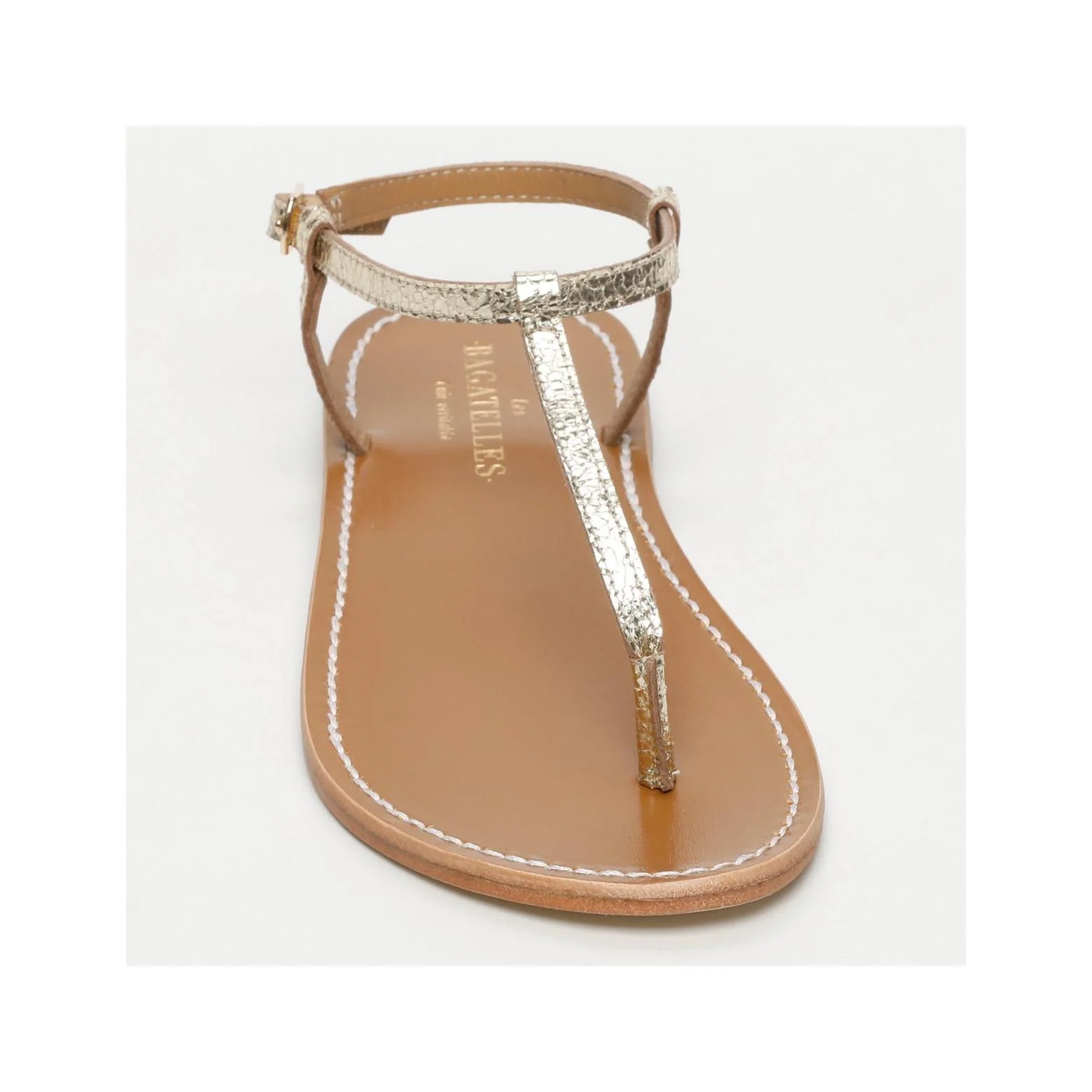 Sandales Alberti - Gold Crackle - Image 2
