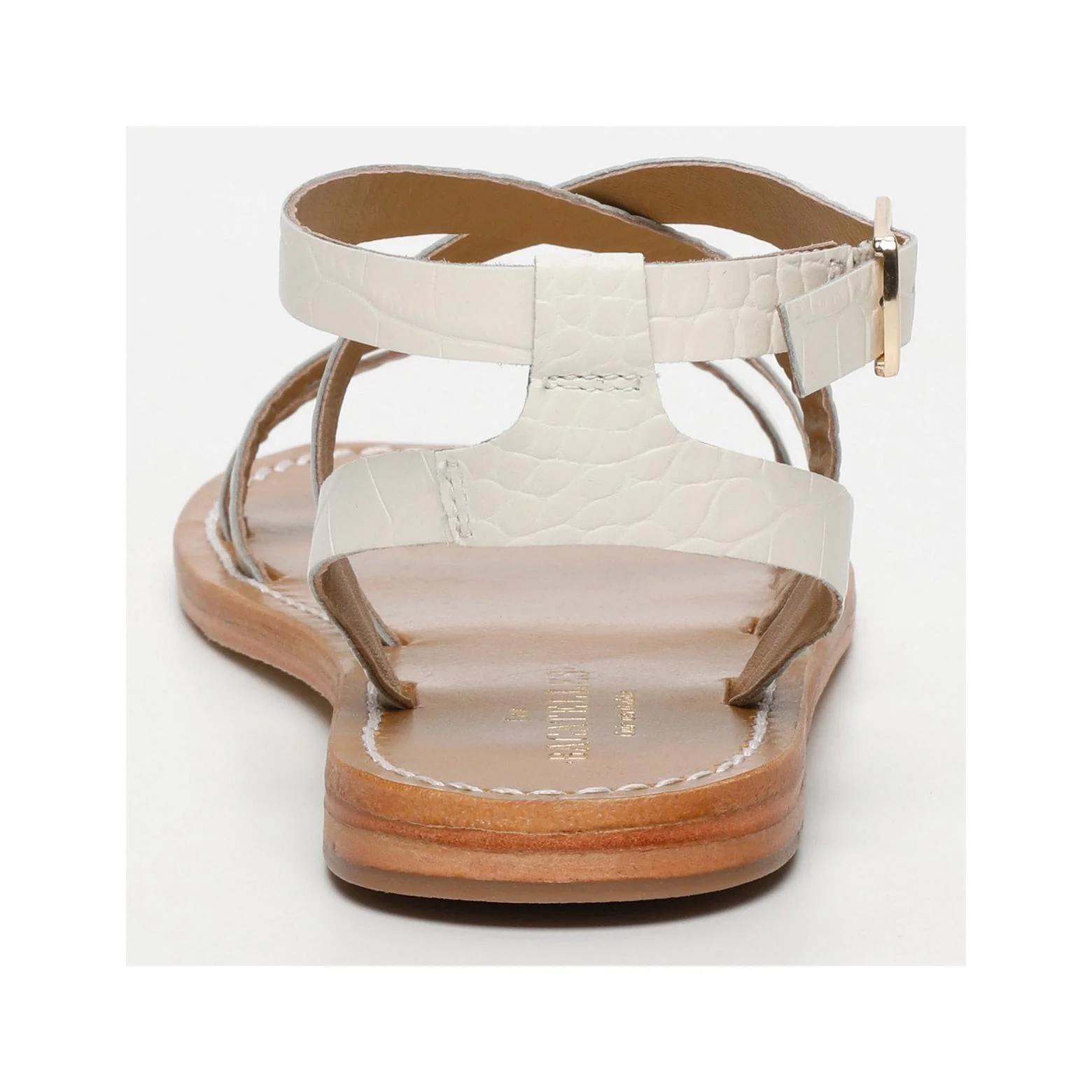 Sandales Malini - White Croco - Image 4