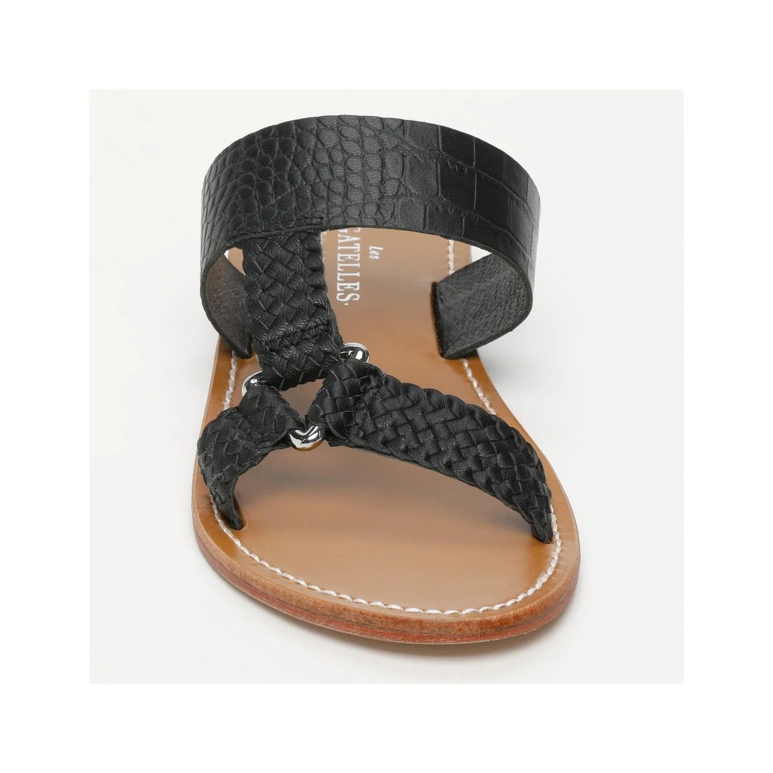 Mules Maranola - Black Et Black Croco - Image 2