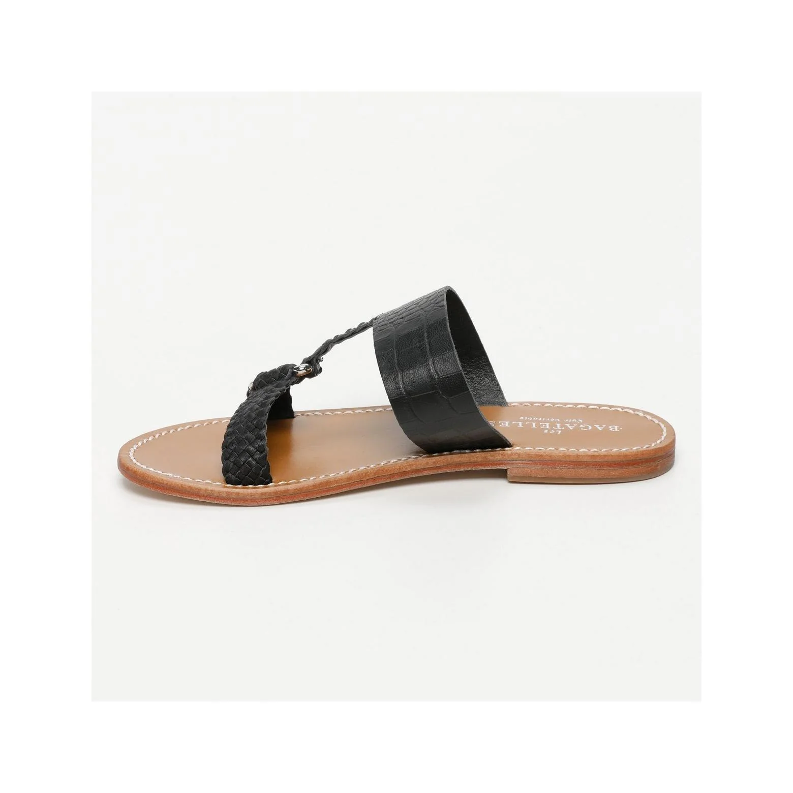 Mules Maranola - Black Et Black Croco - Image 3