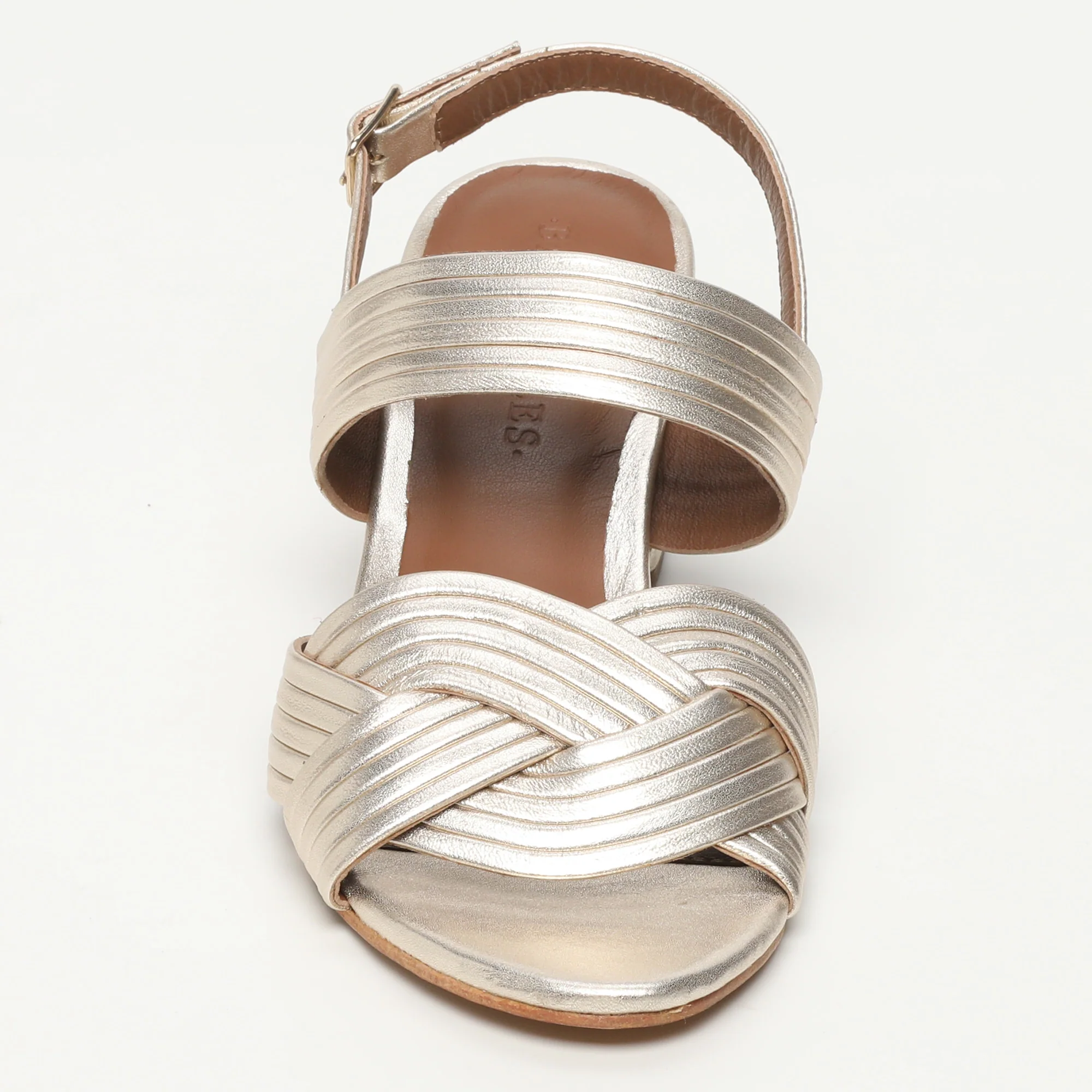 Sandales A Talons Palenca - Platinium - Image 4