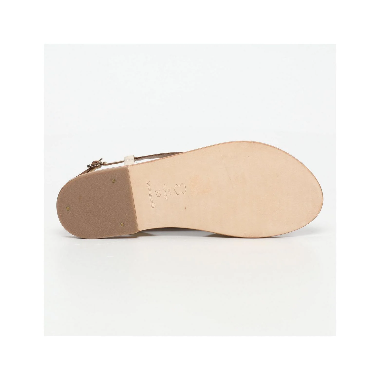 Sandales Amadrya - Light Gold Croco - Image 5