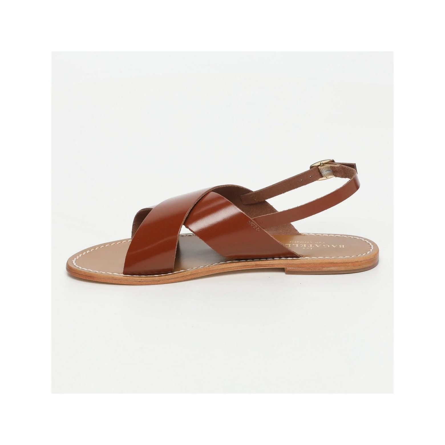 Sandales Sibella - Camel Patent - Image 3
