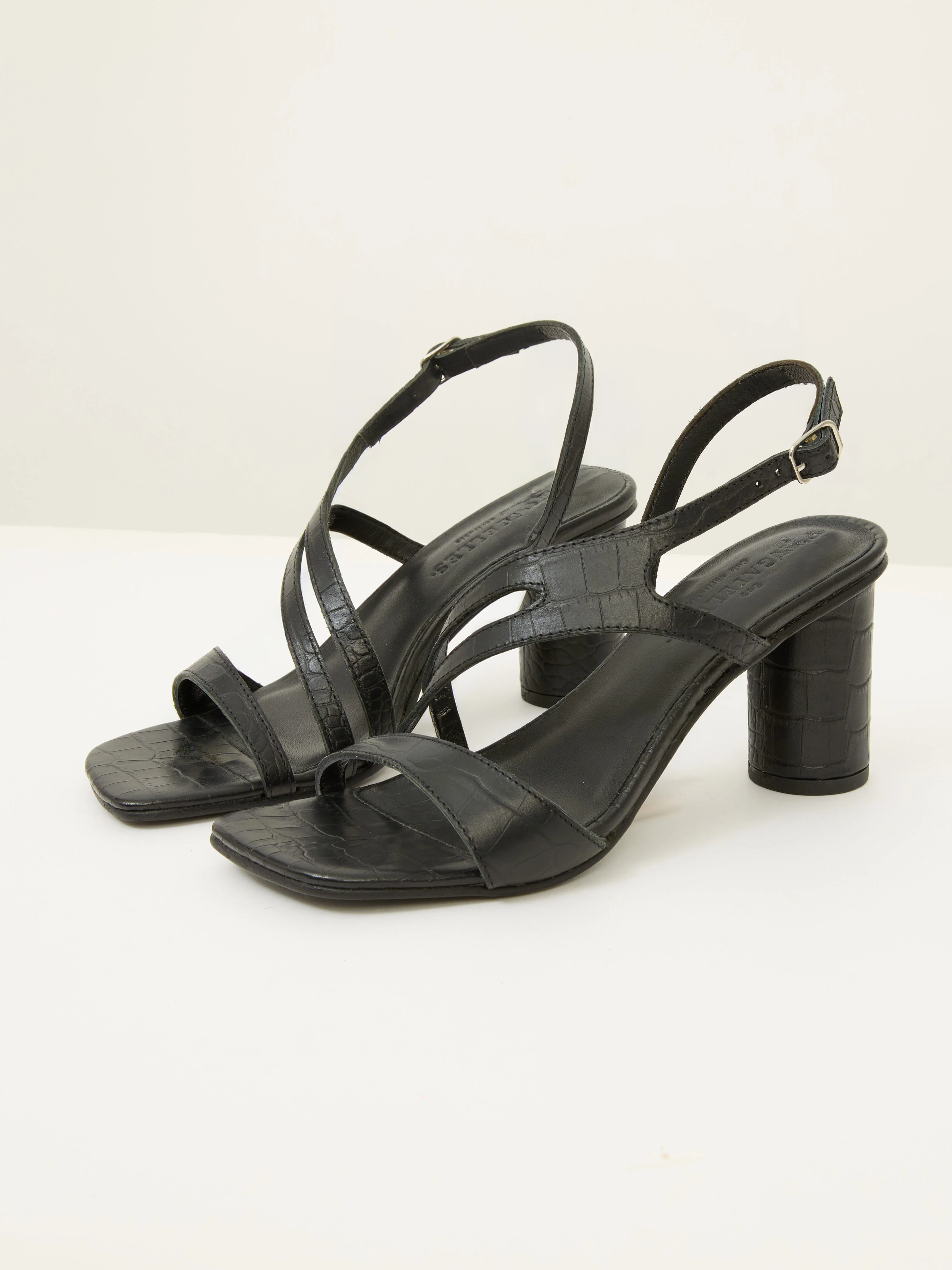 Sandales Vyntra - Croco Noir - Image 2