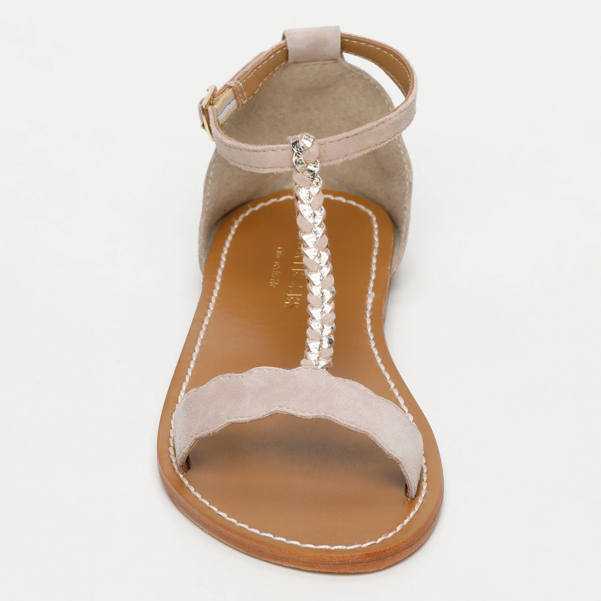 Sandales Clark Light Beige + Gold - Image 2