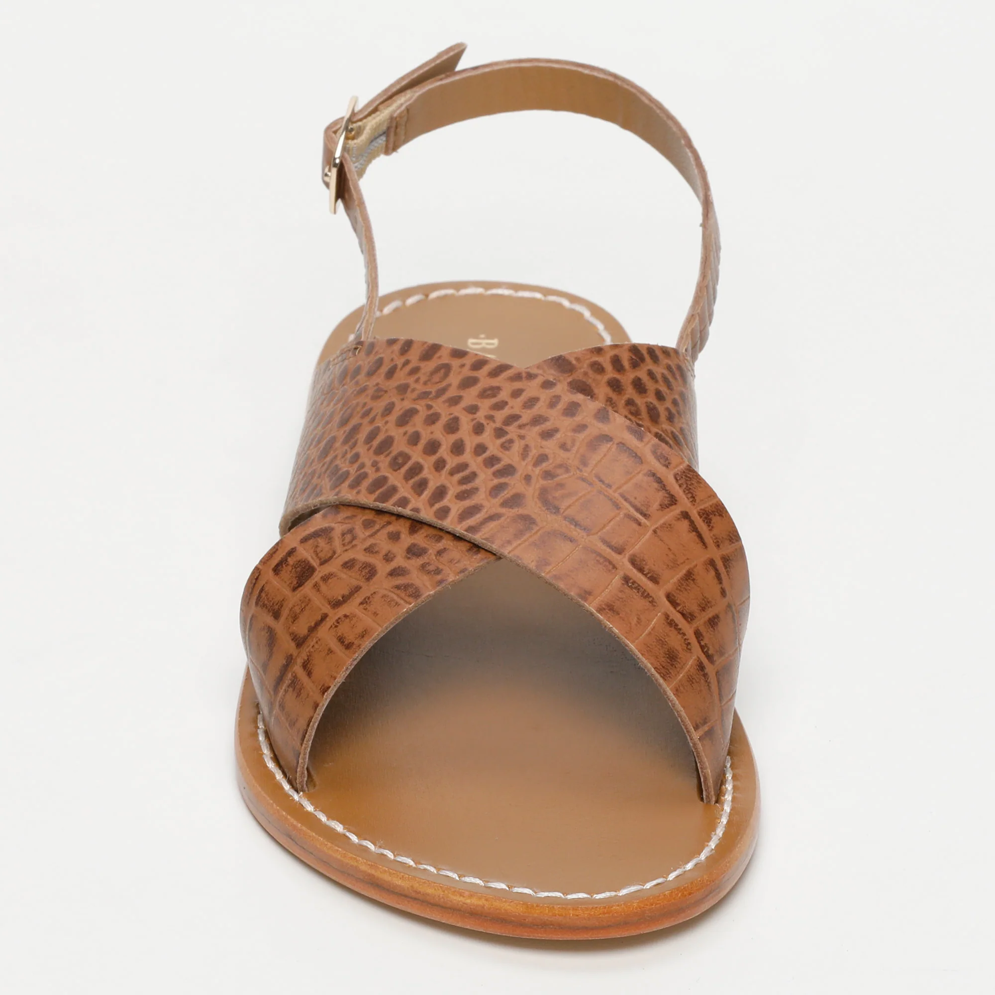 Sandales Sibella Tan Croco - Image 2