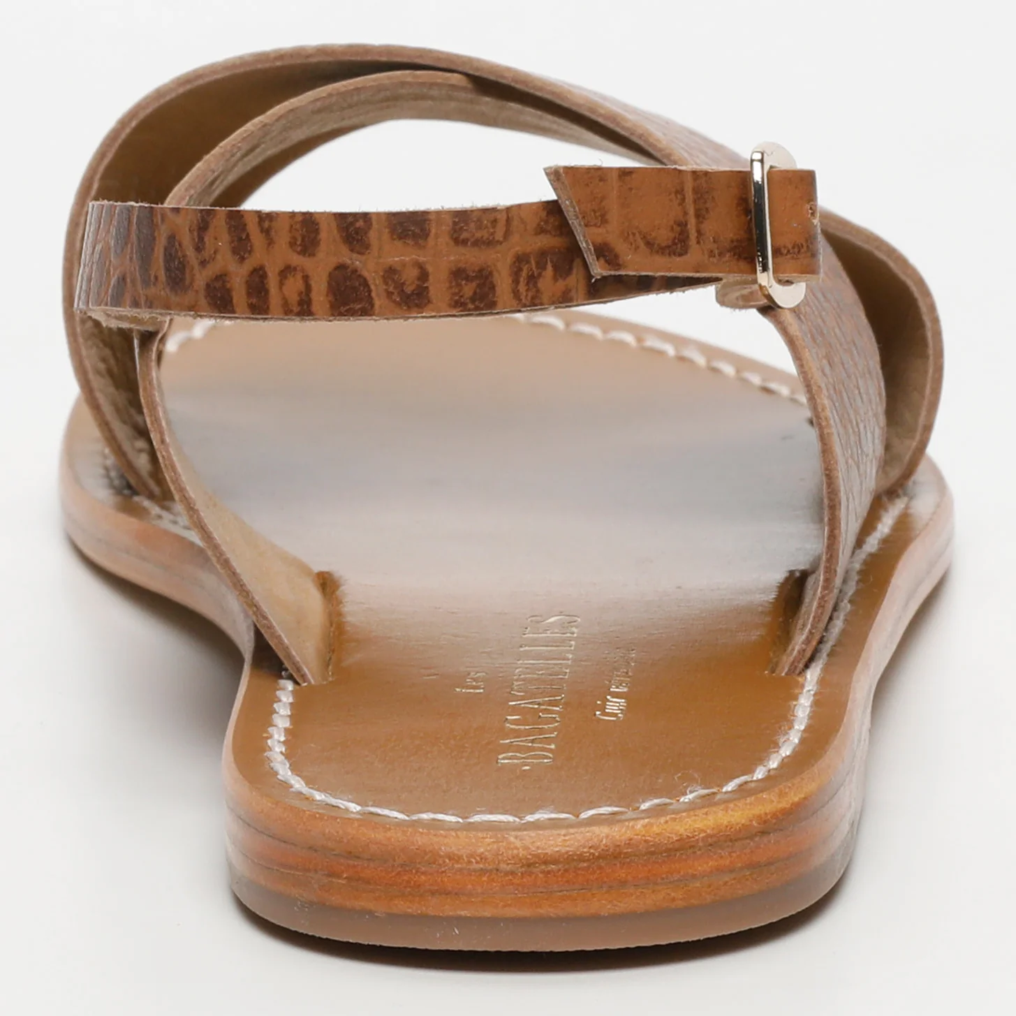 Sandales Sibella Tan Croco - Image 4