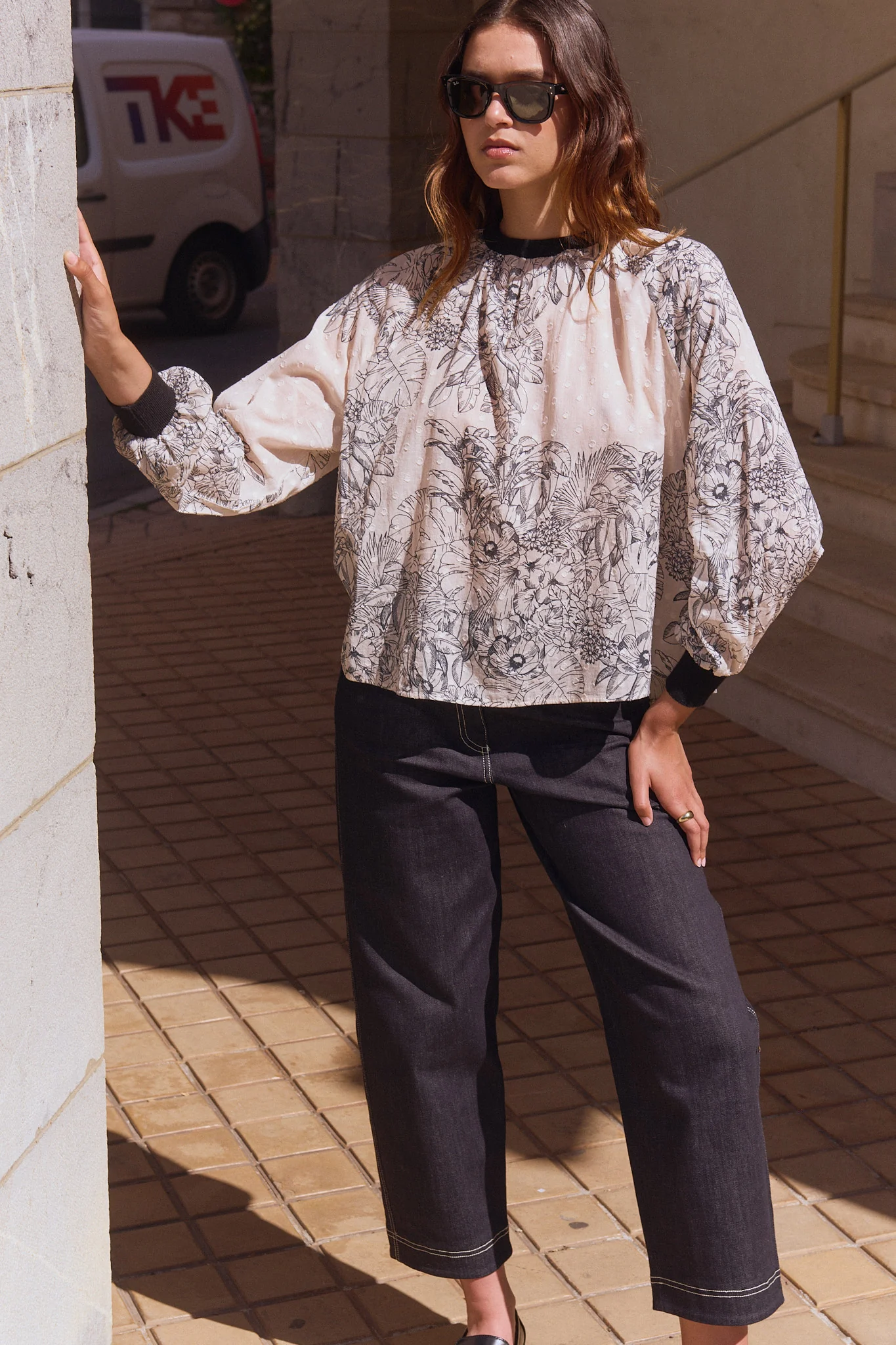 Blouse - Denzal - Graphic - Image 2