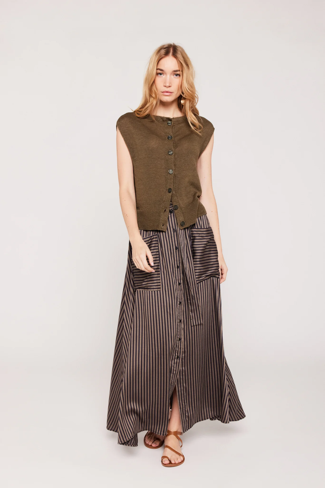Gilet - Breva - Kaki - Image 3