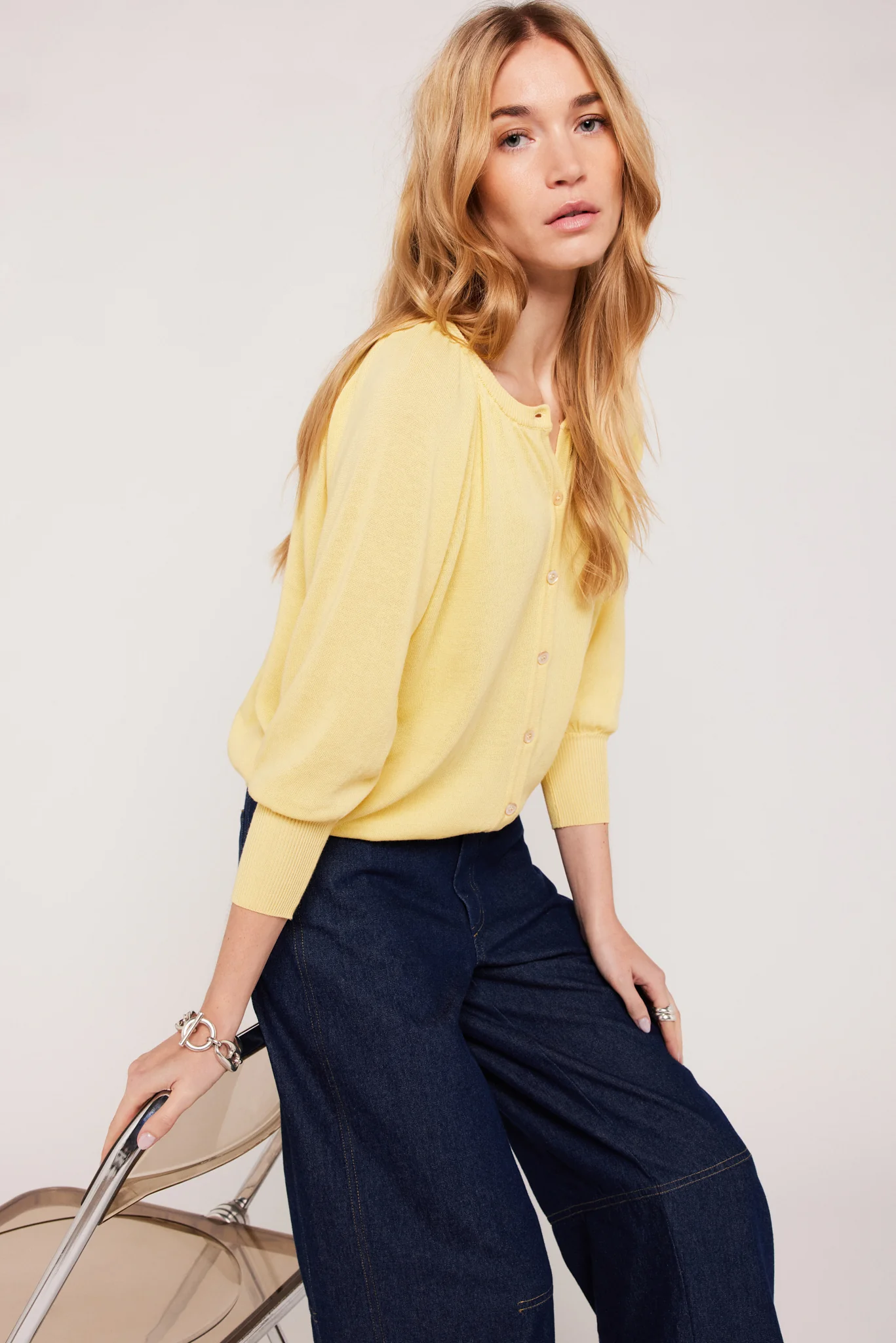 Gilet - Cherry - Jaune - Image 4