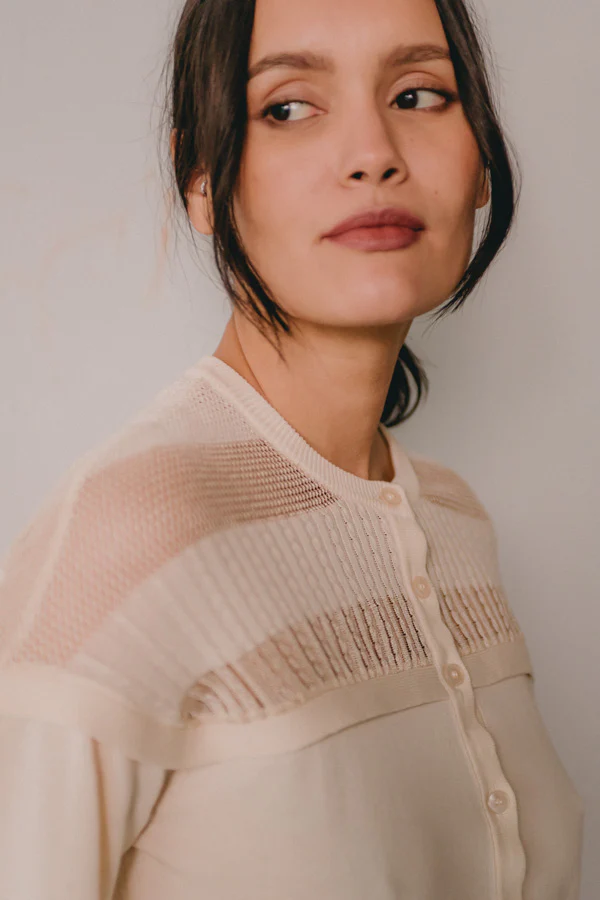 Gilet - Cléo - Meringue - Image 2
