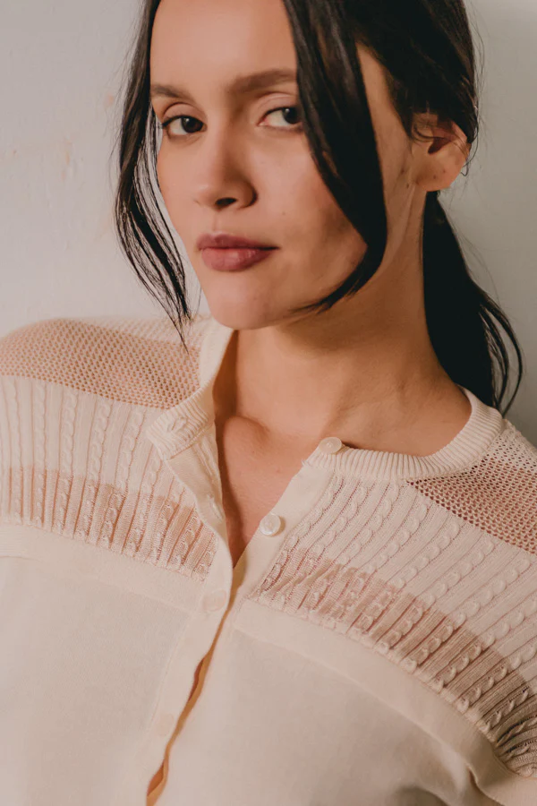Gilet - Cléo - Meringue - Image 3