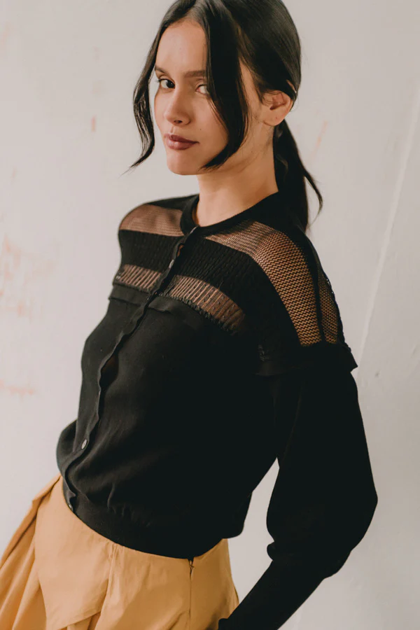 Gilet - Cléo - Noir - Image 2