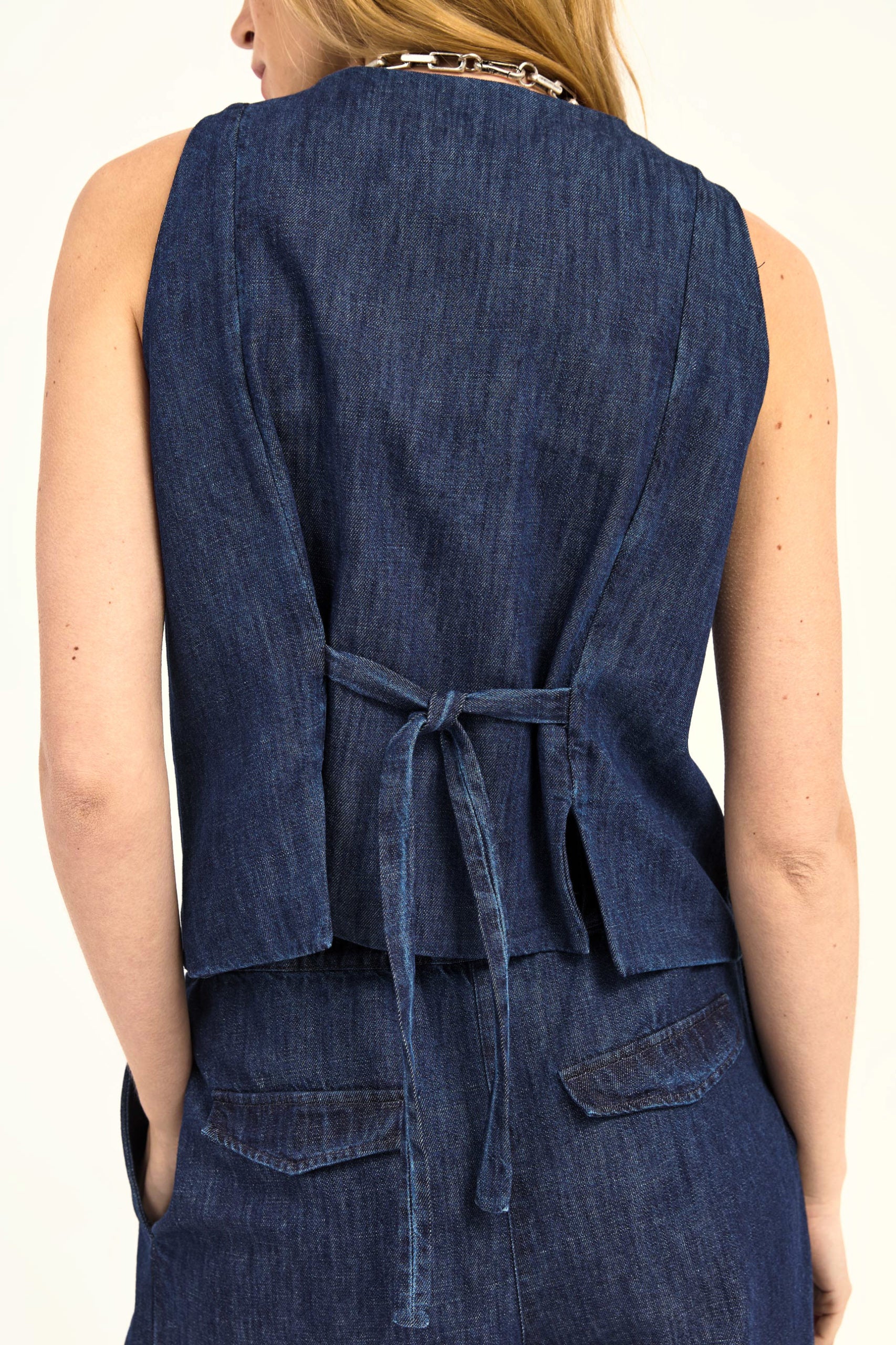 Gilet - Finn - Denim Bleu - Image 4
