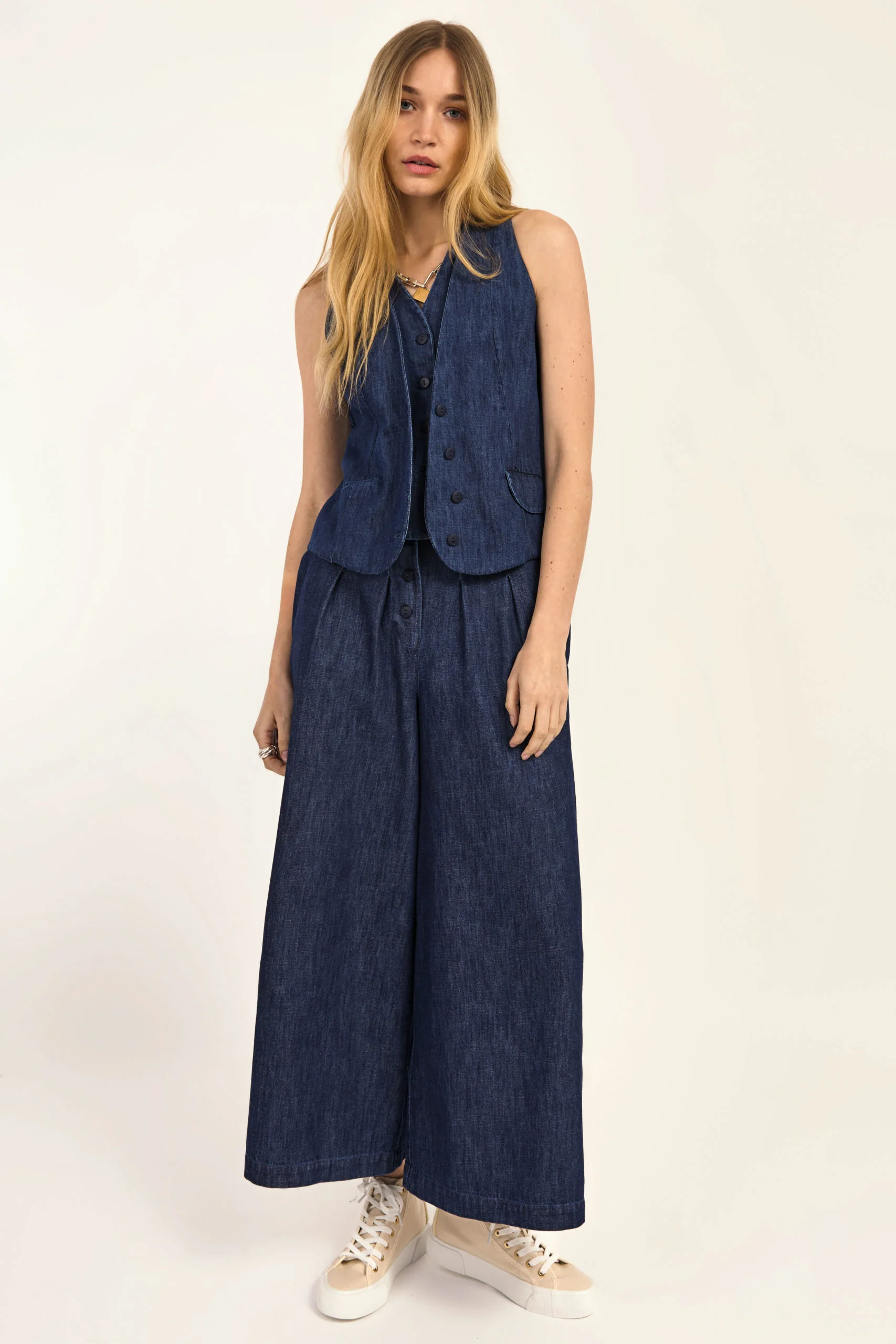 Gilet - Finn - Denim Bleu - Image 5