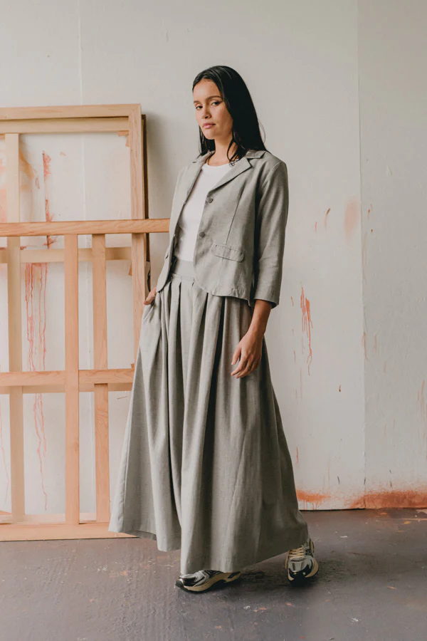 Jupe - Berthe - Gris - Image 3