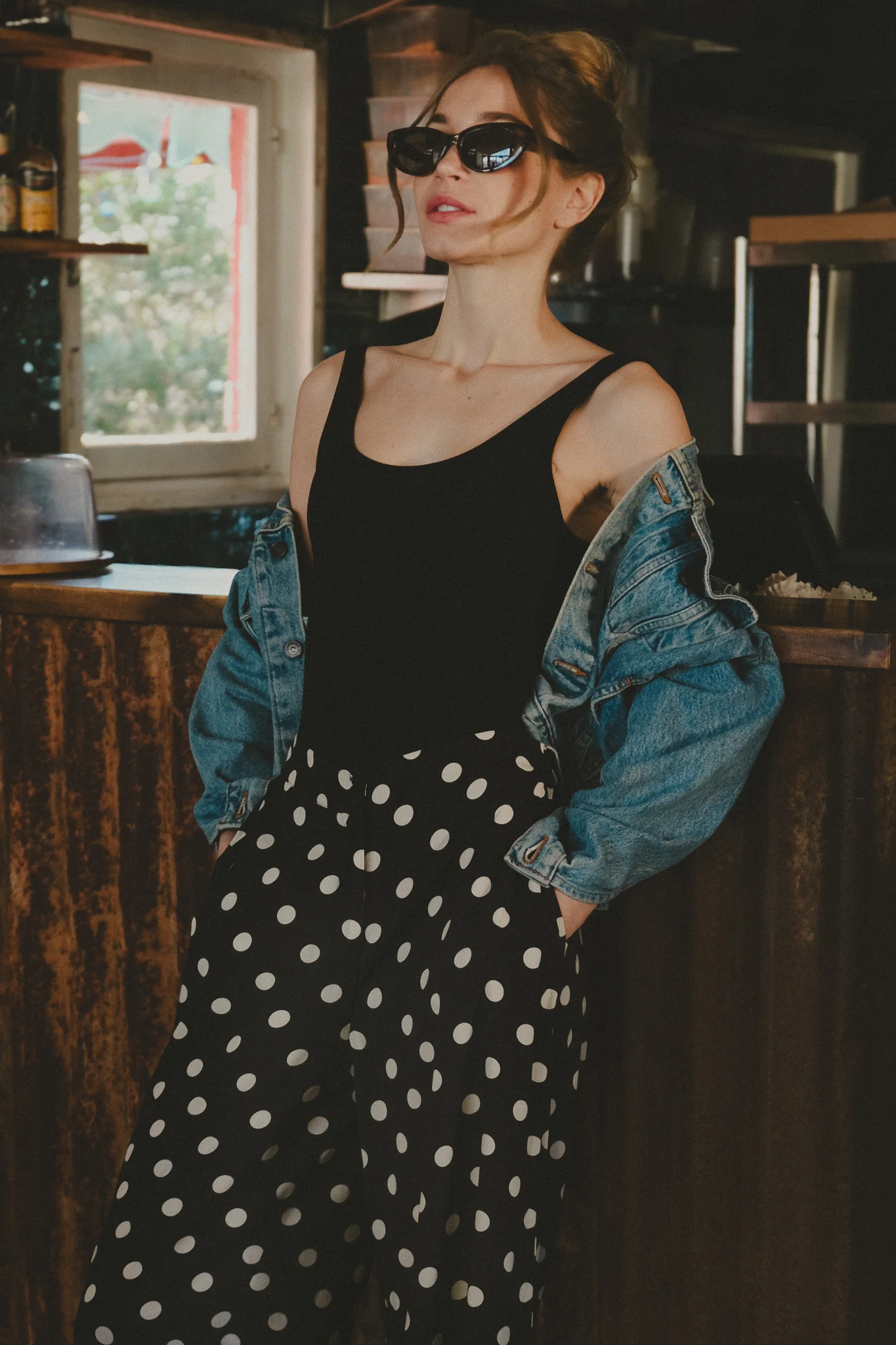 Pantalon - Carmin - Noir - Image 5
