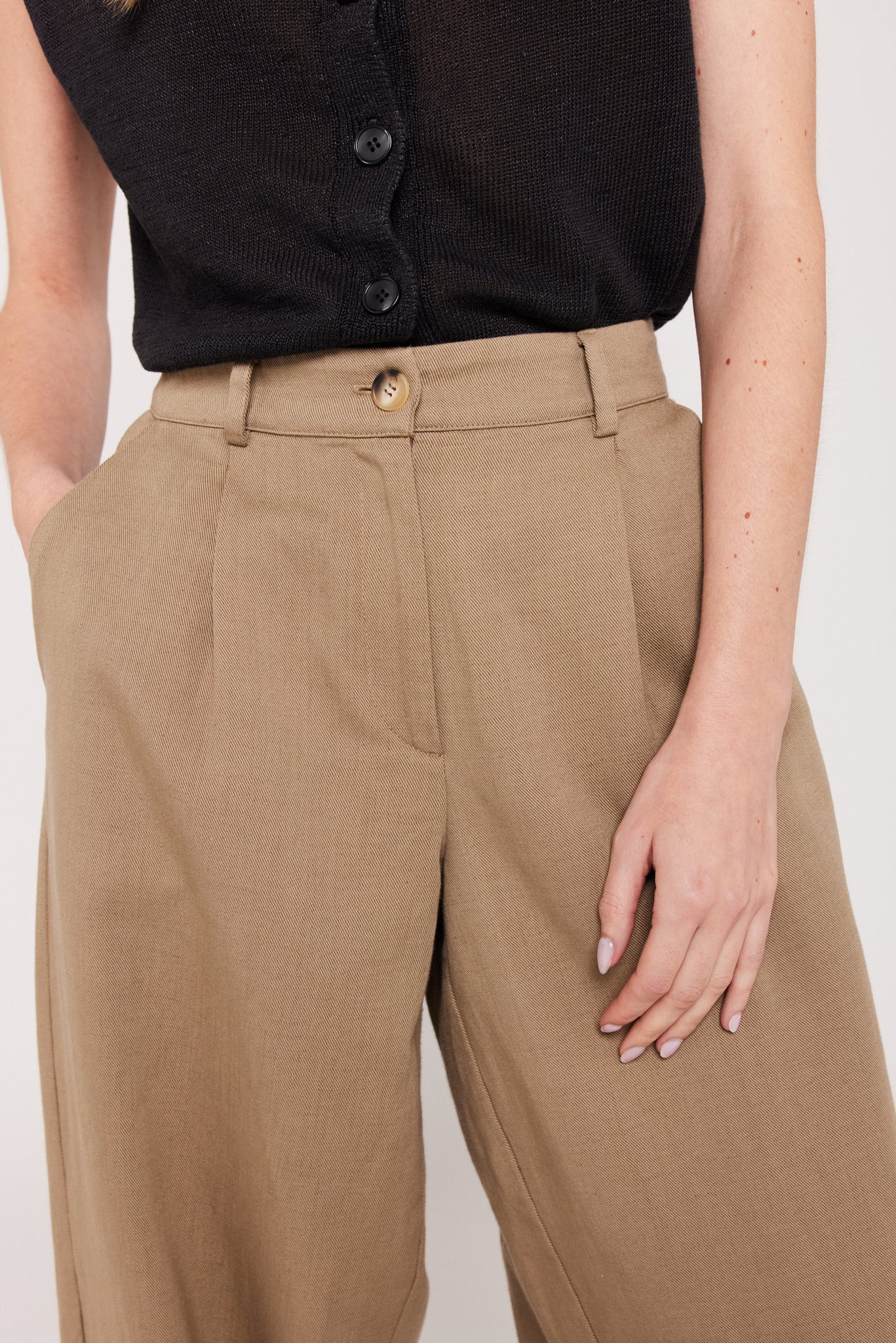 Pantalon - Dries - Kaki - Image 2