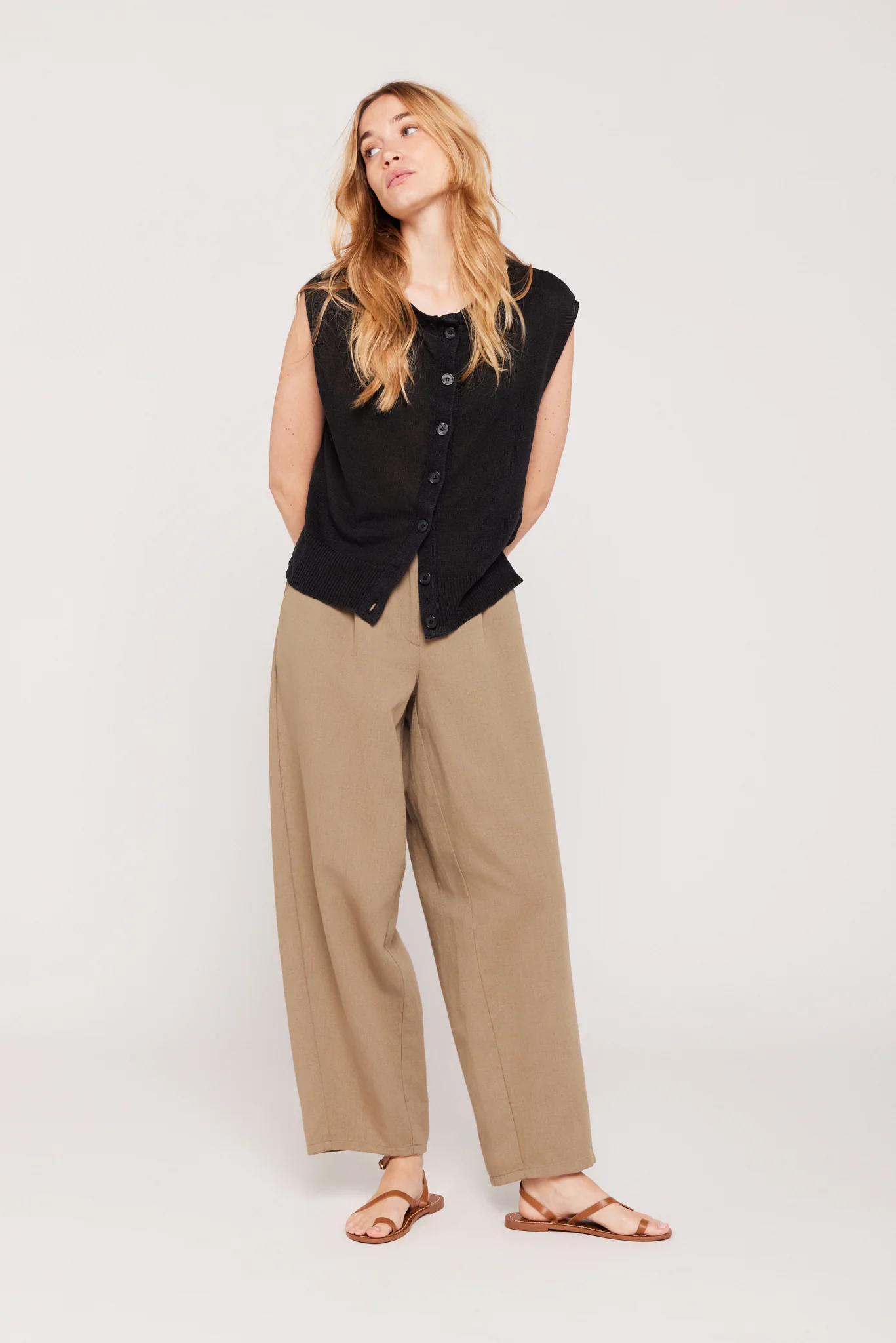 Pantalon - Dries - Kaki - Image 4