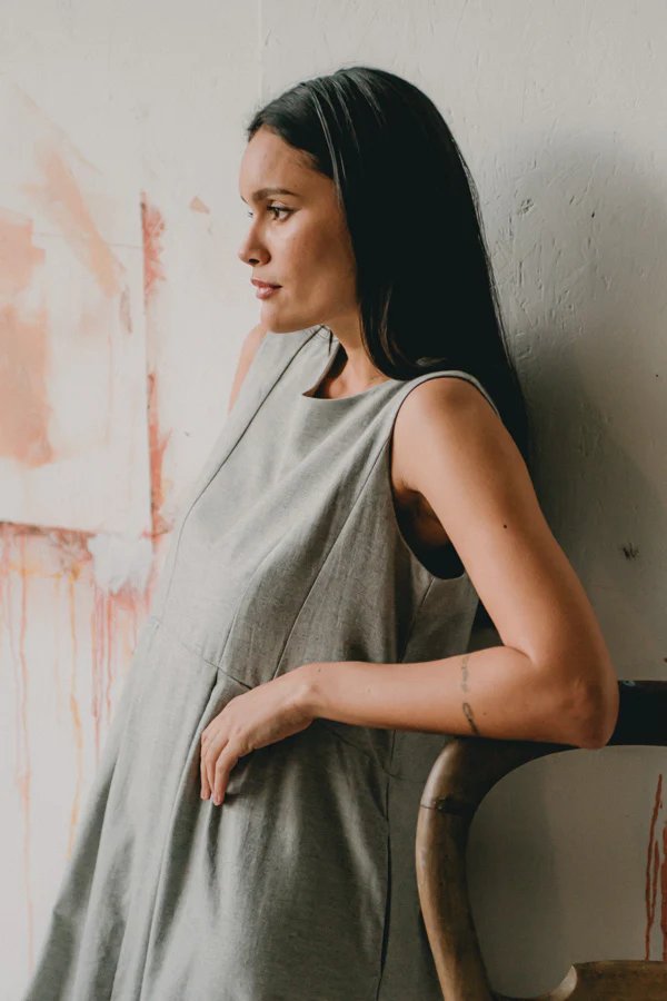 Robe - Belma - Gris - Image 2