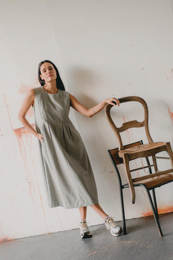 Robe - Belma - Gris - Image 5