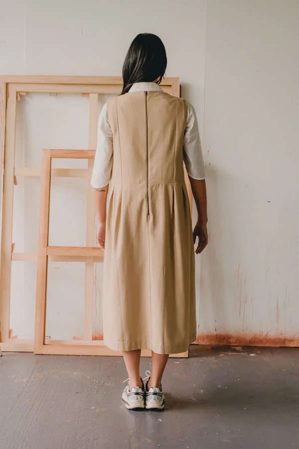 Robe - Belma - Paille - Image 3