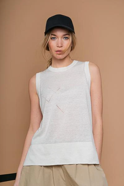 Top - Denza - Ecru - Image 4