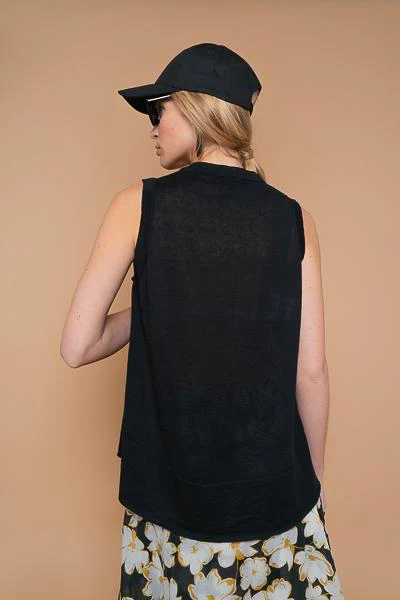 Top - Denza - Noir - Image 2
