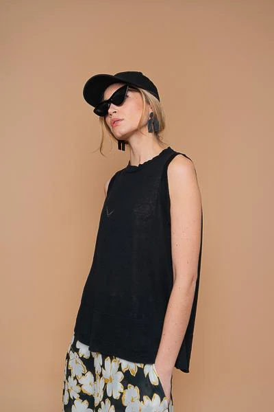 Top - Denza - Noir - Image 5