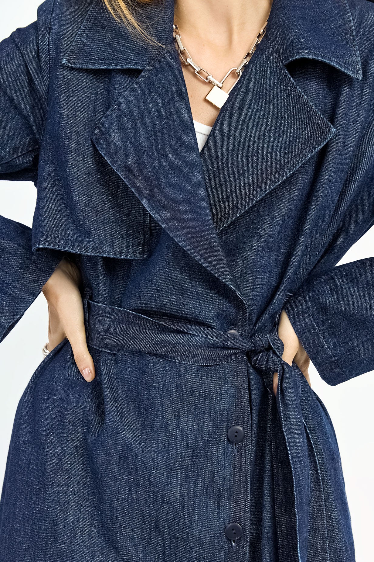 Trench - Faith - Denim Bleu - Image 3