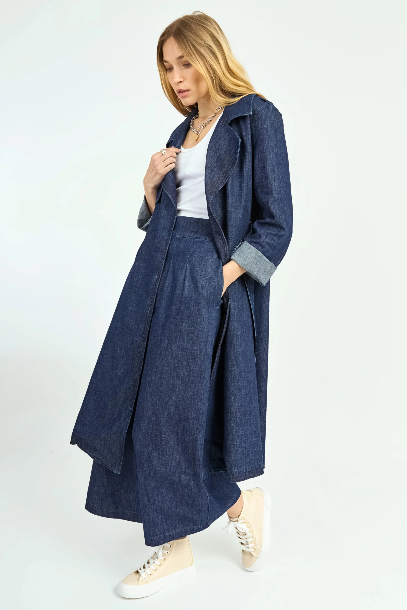 Trench - Faith - Denim Bleu - Image 4