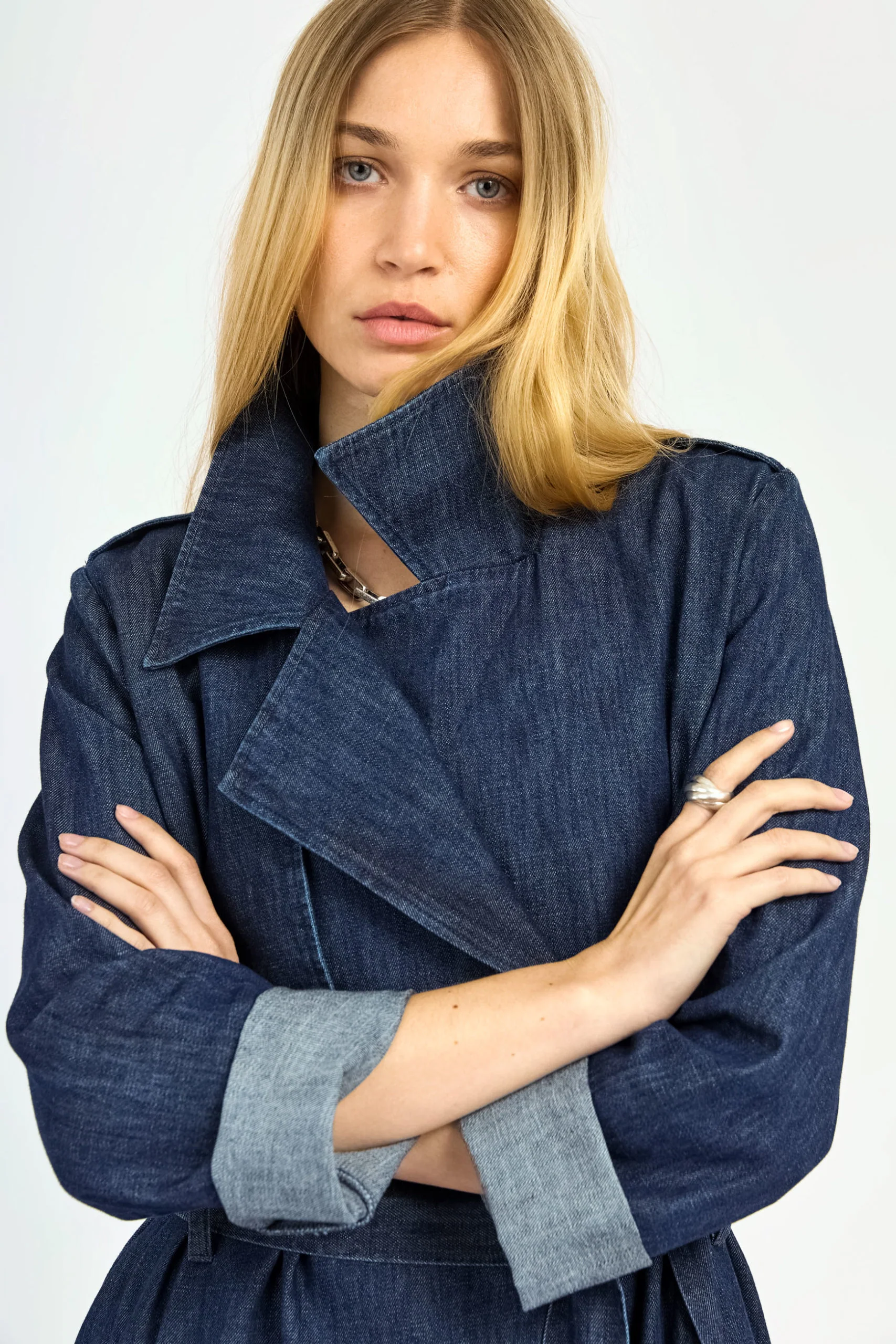Trench - Faith - Denim Bleu - Image 5