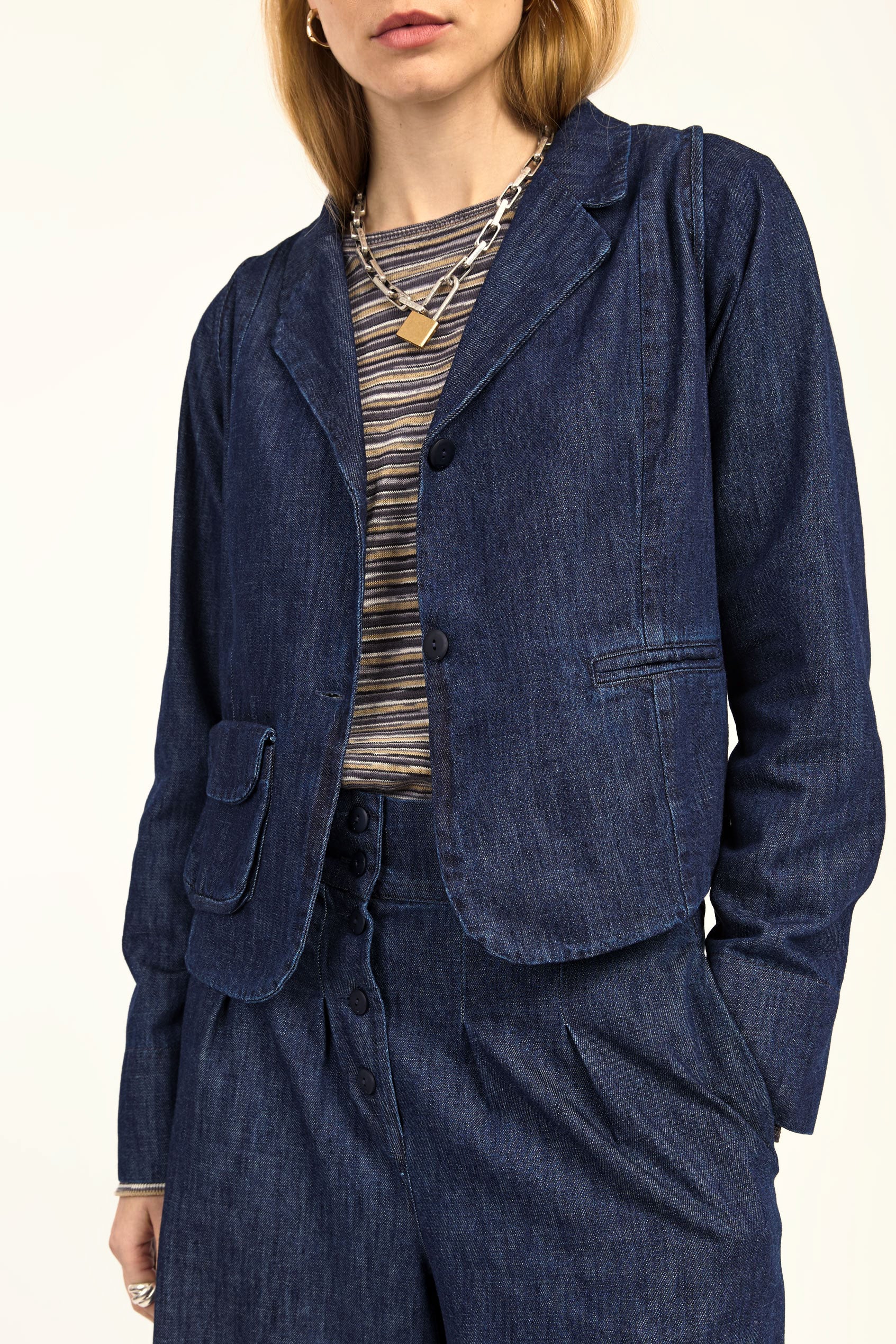 Veste - Flore - Denim Bleu - Image 2