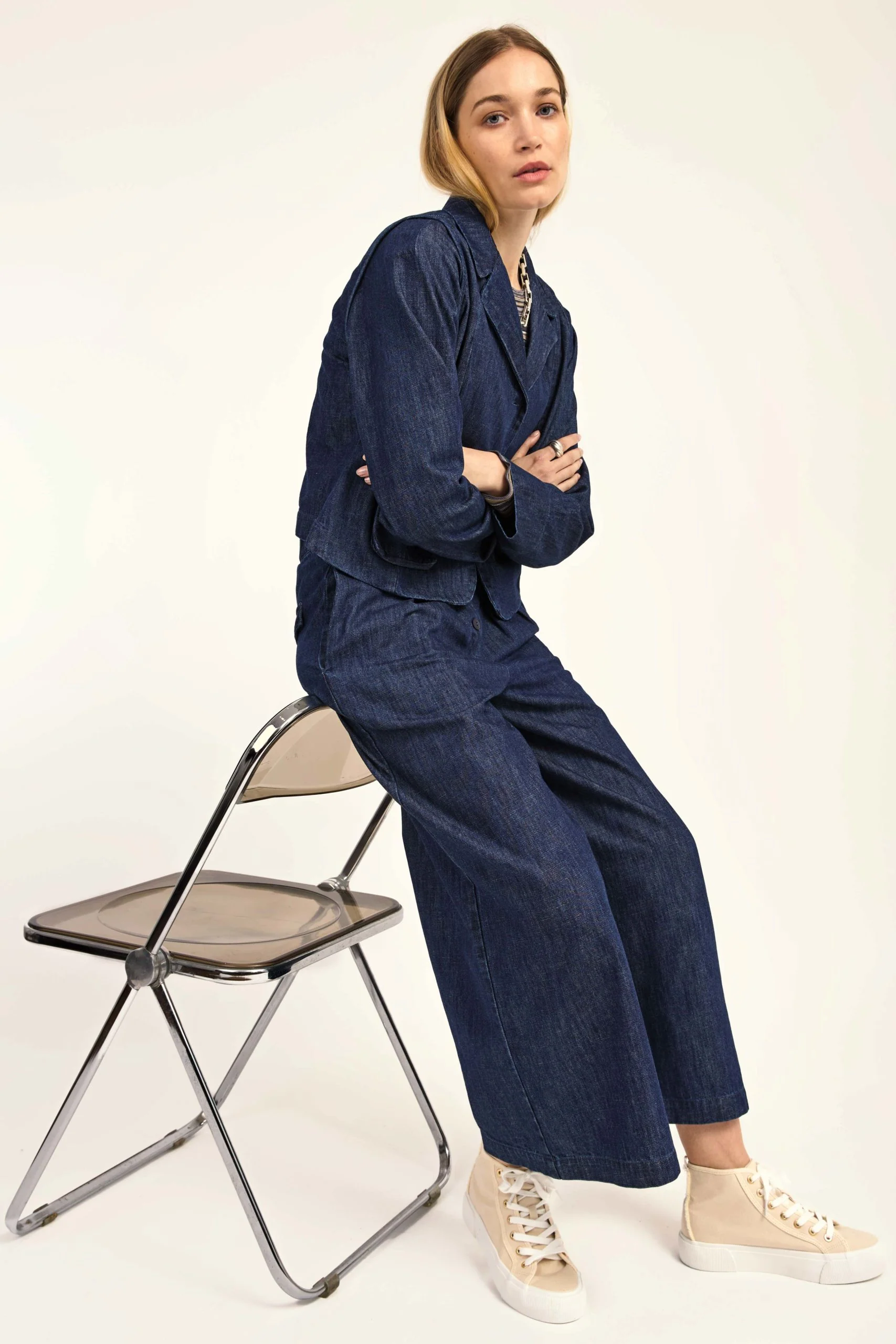 Veste - Flore - Denim Bleu - Image 5