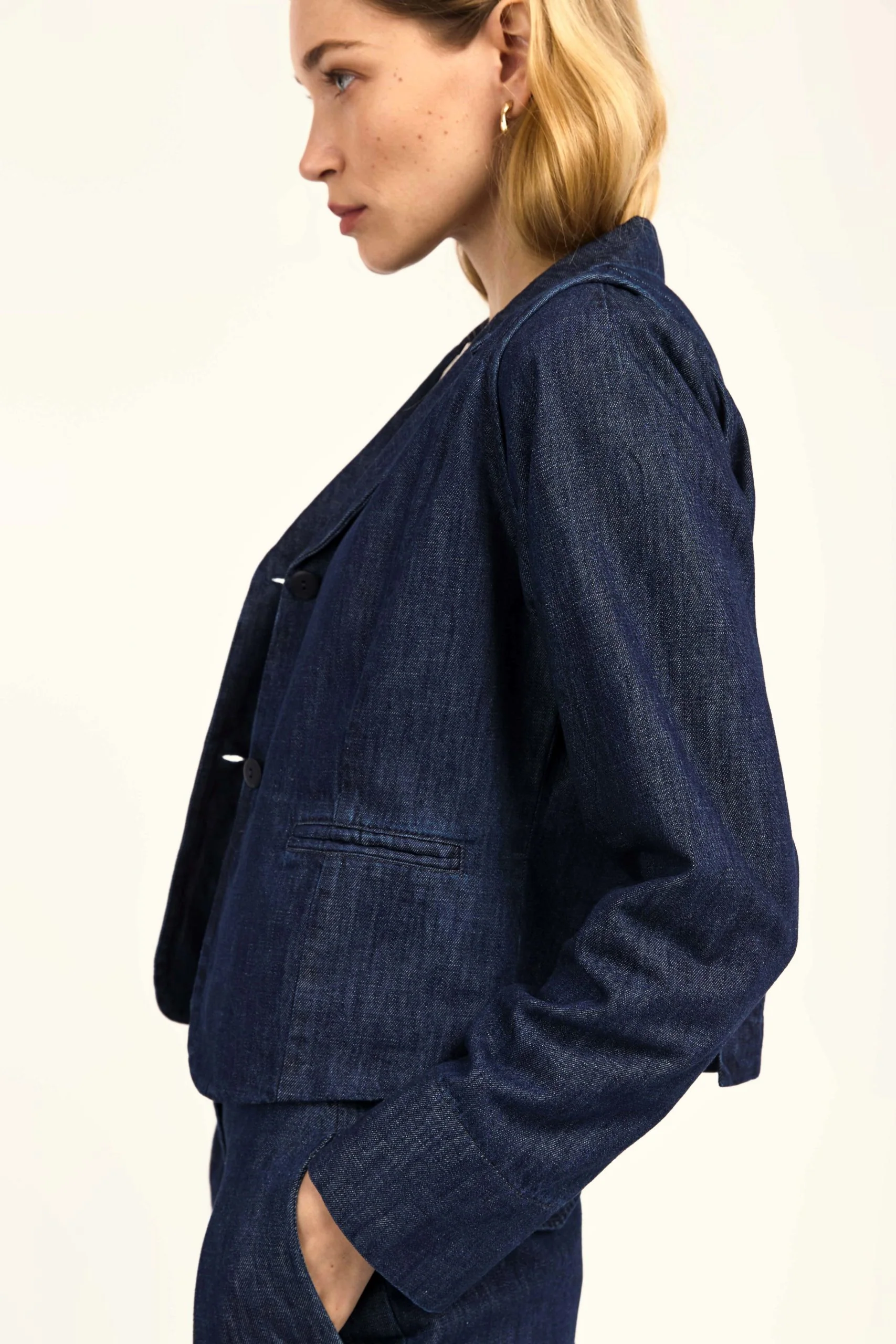Veste - Flore - Denim Bleu - Image 6