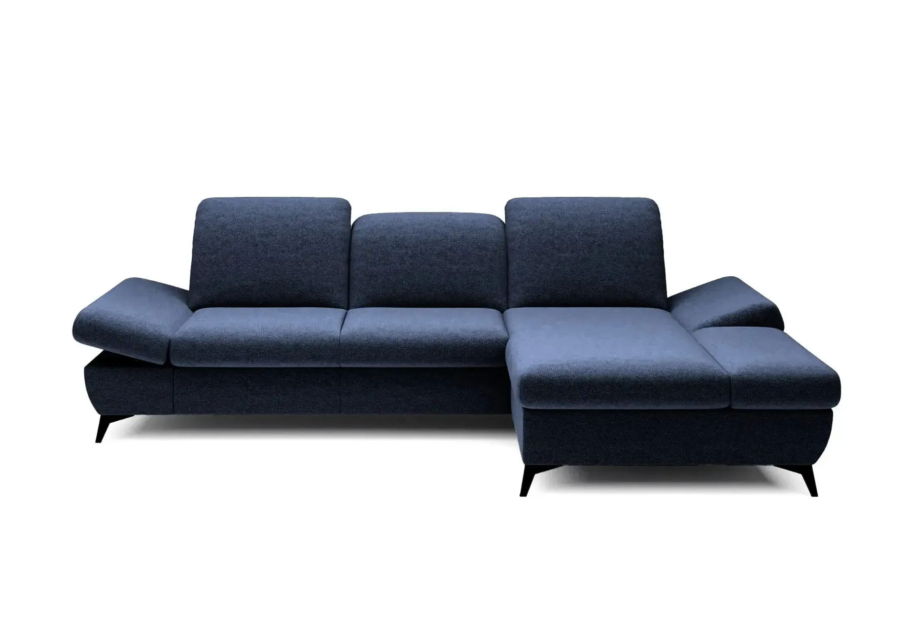 Livia - Canapé D'Angle Convertible Tissu Chiné 4 Places - Droit - Image 68