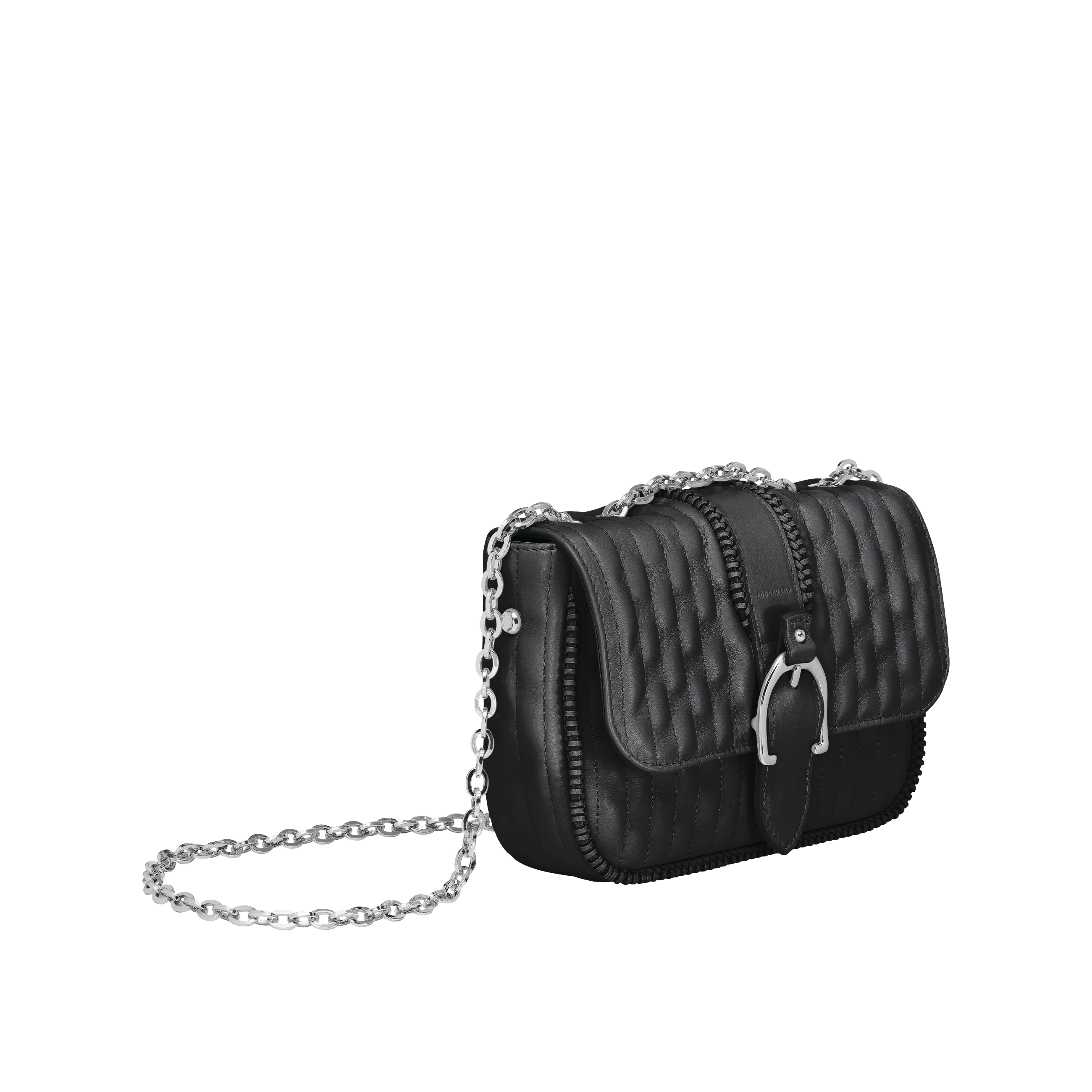 Sac Porté Travers XS - Amazone Matelassé - Noir - Image 2