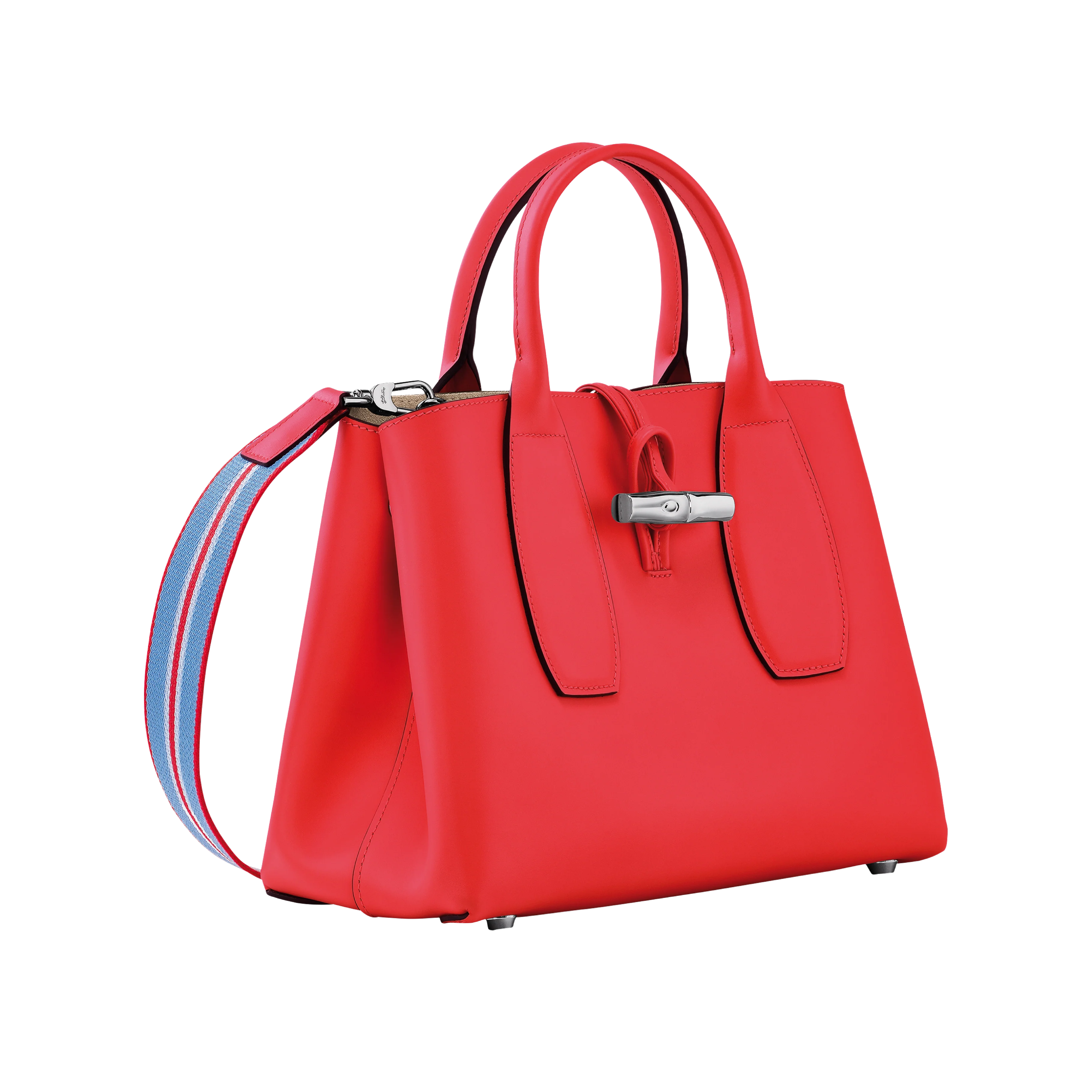 Sac À Main M - Roseau Box - Rouge - Image 3