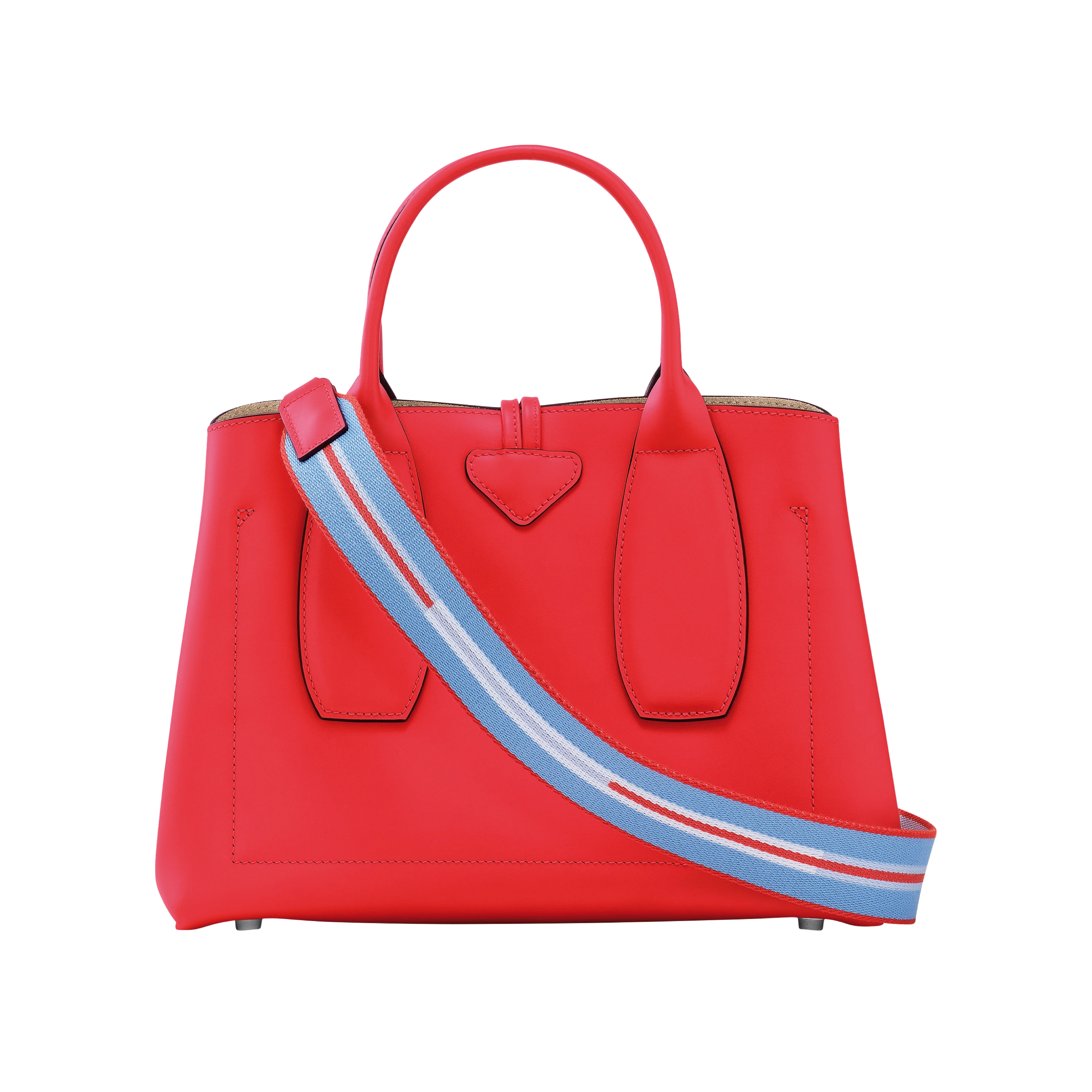 Sac À Main M - Roseau Box - Rouge - Image 4