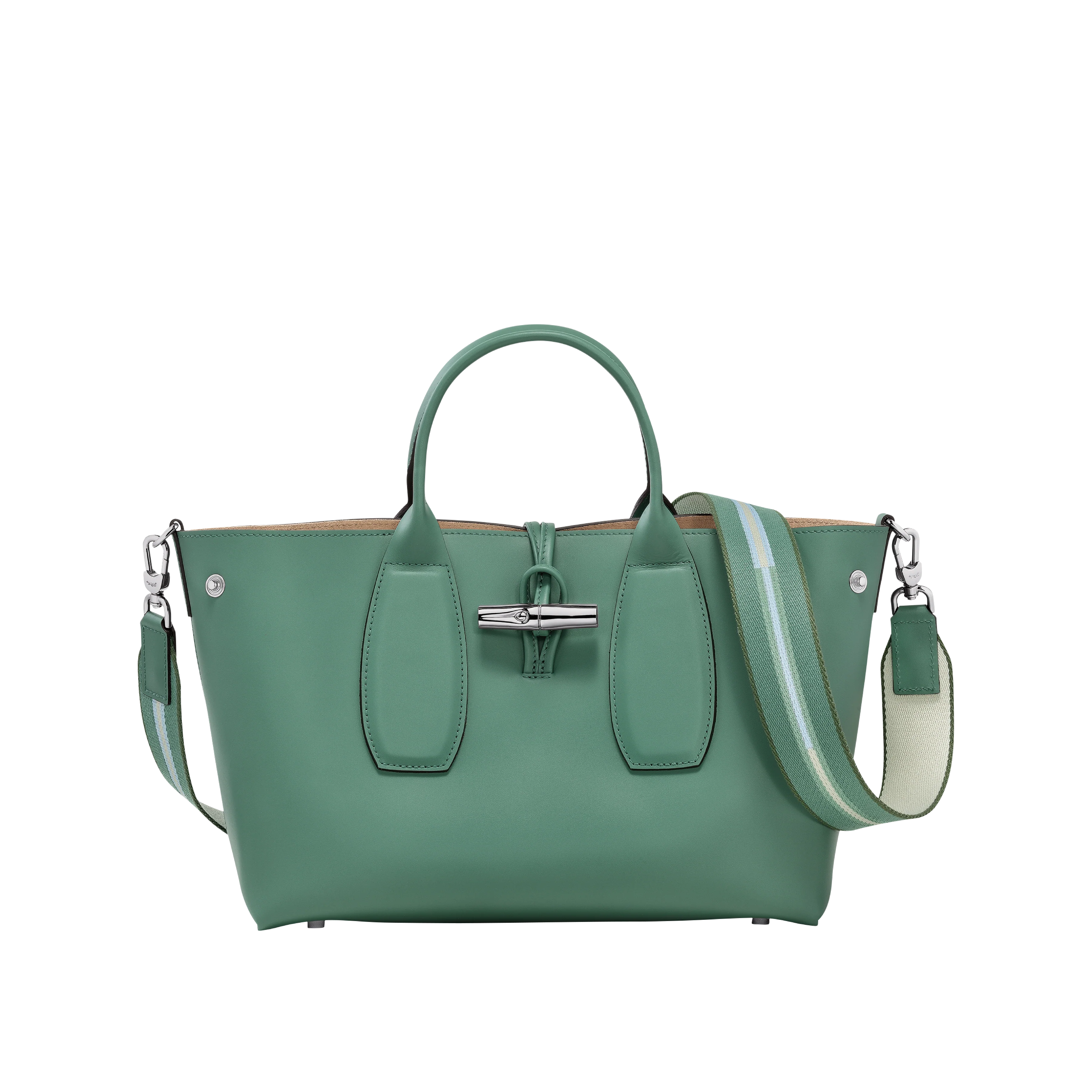 Sac À Main M - Roseau Box - Sauge - Image 5