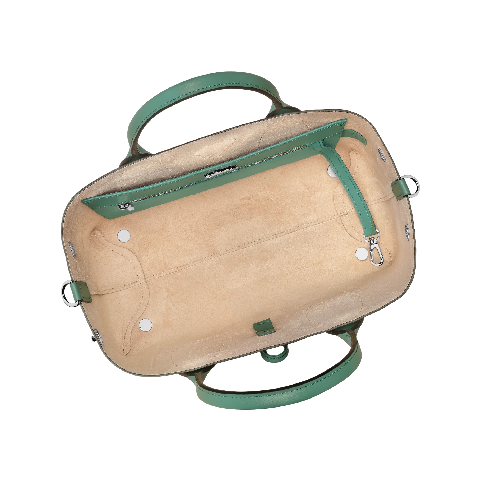 Sac À Main M - Roseau Box - Sauge - Image 6