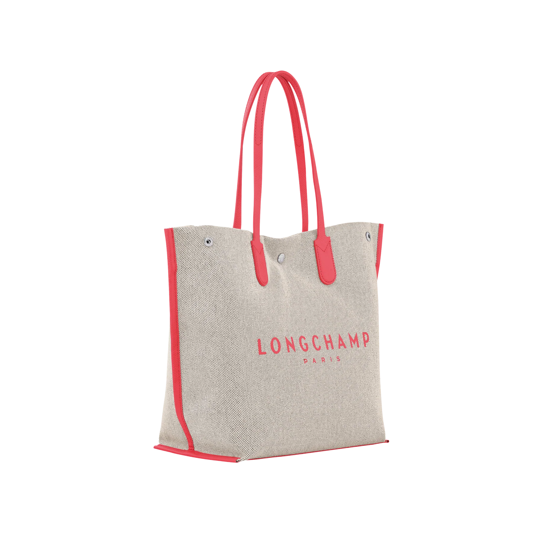 Sac Cabas L - Essential Toile - Fraise - Image 3
