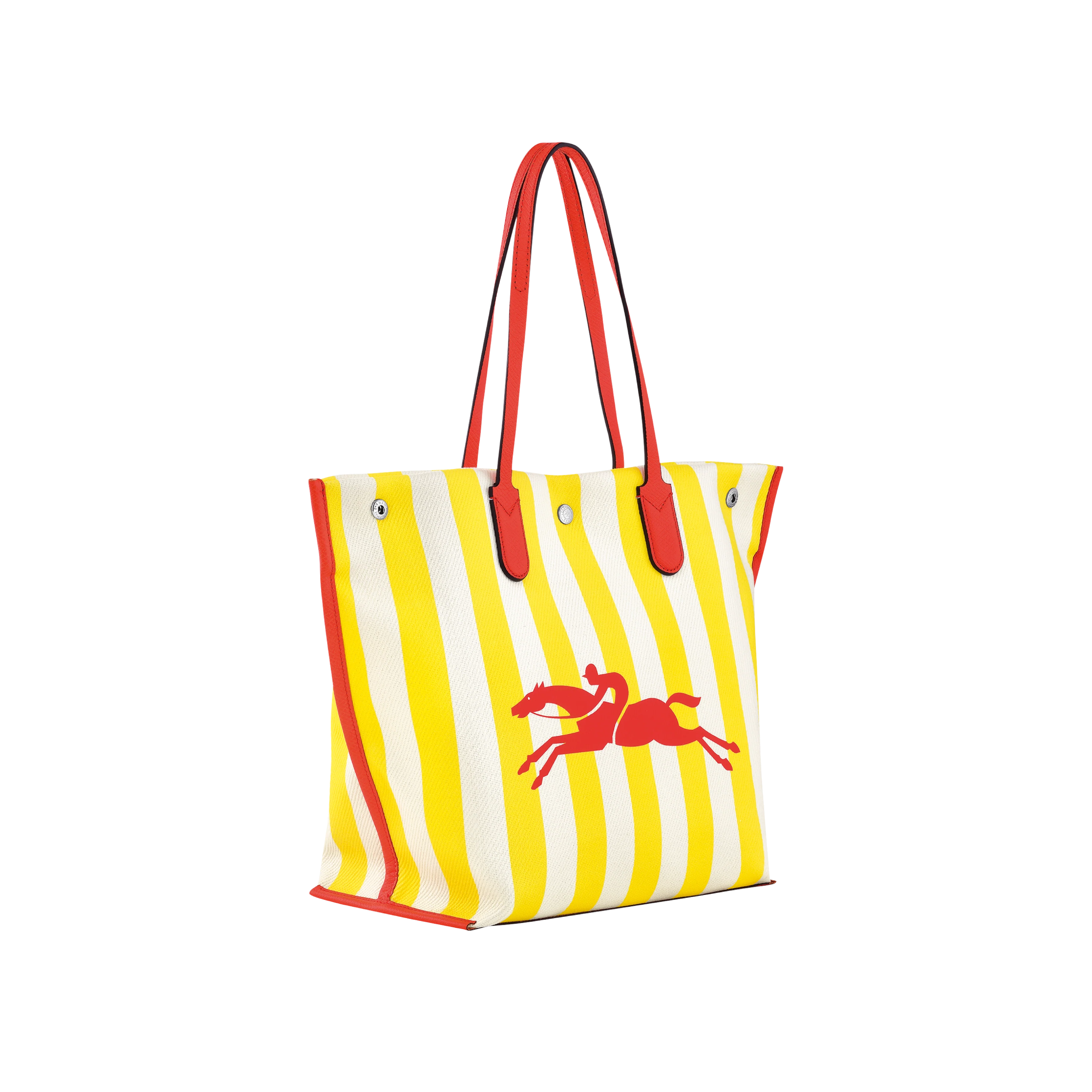 Sac Cabas L - Essential Transat - Jaune/Blanc - Image 3