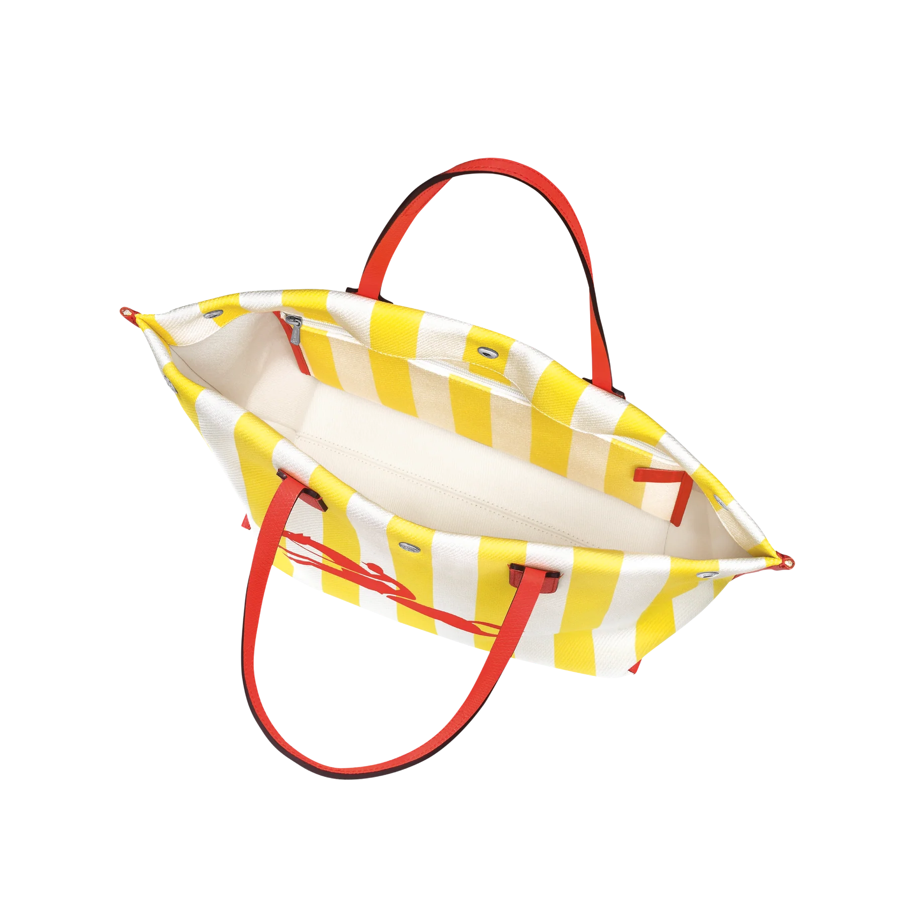 Sac Cabas L - Essential Transat - Jaune/Blanc - Image 5