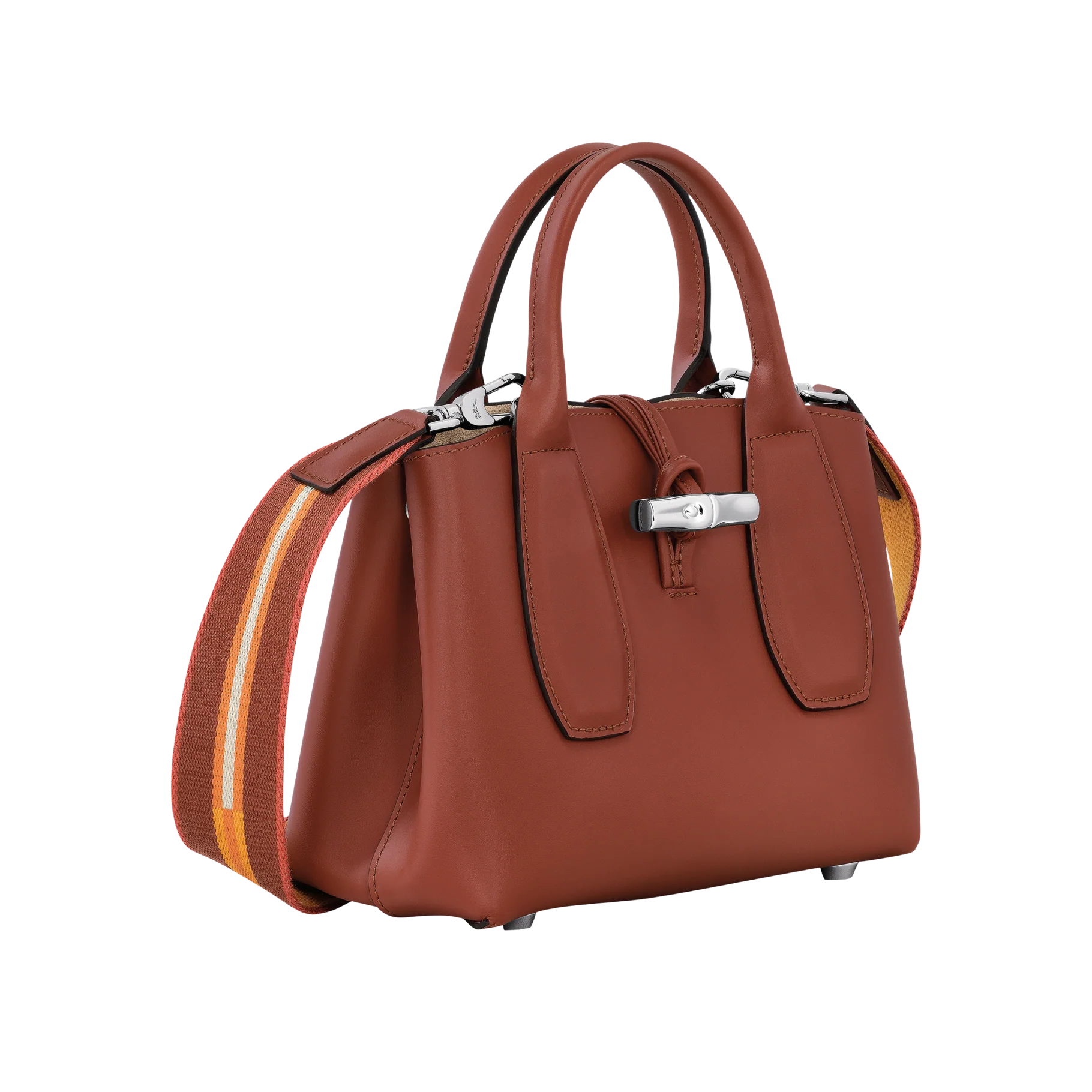 Sac À Main S - Roseau Box - Acajou - Image 3