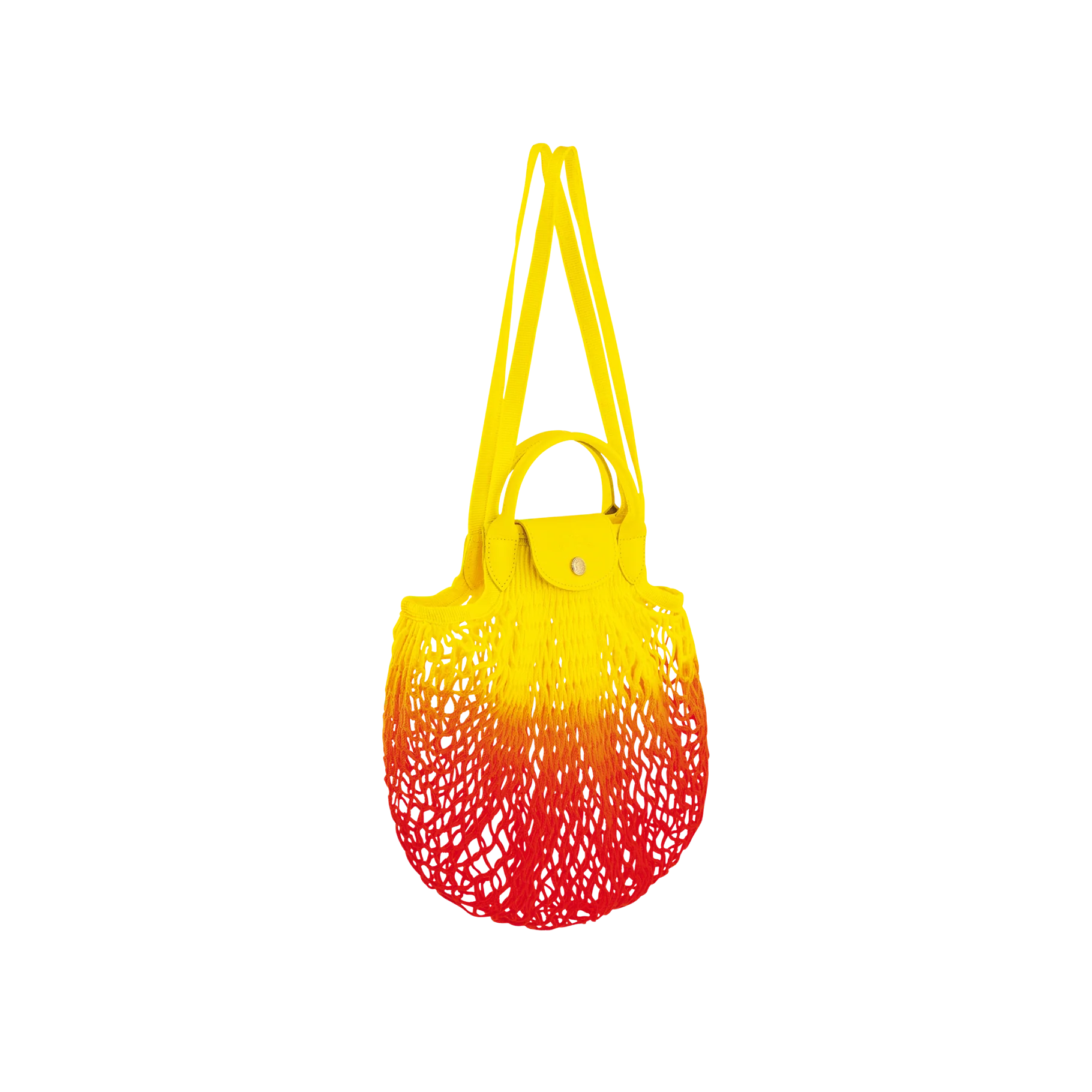 Sac Filet L - Le Pliage Filet Tie And Dye - Jaune/Orange - Image 3