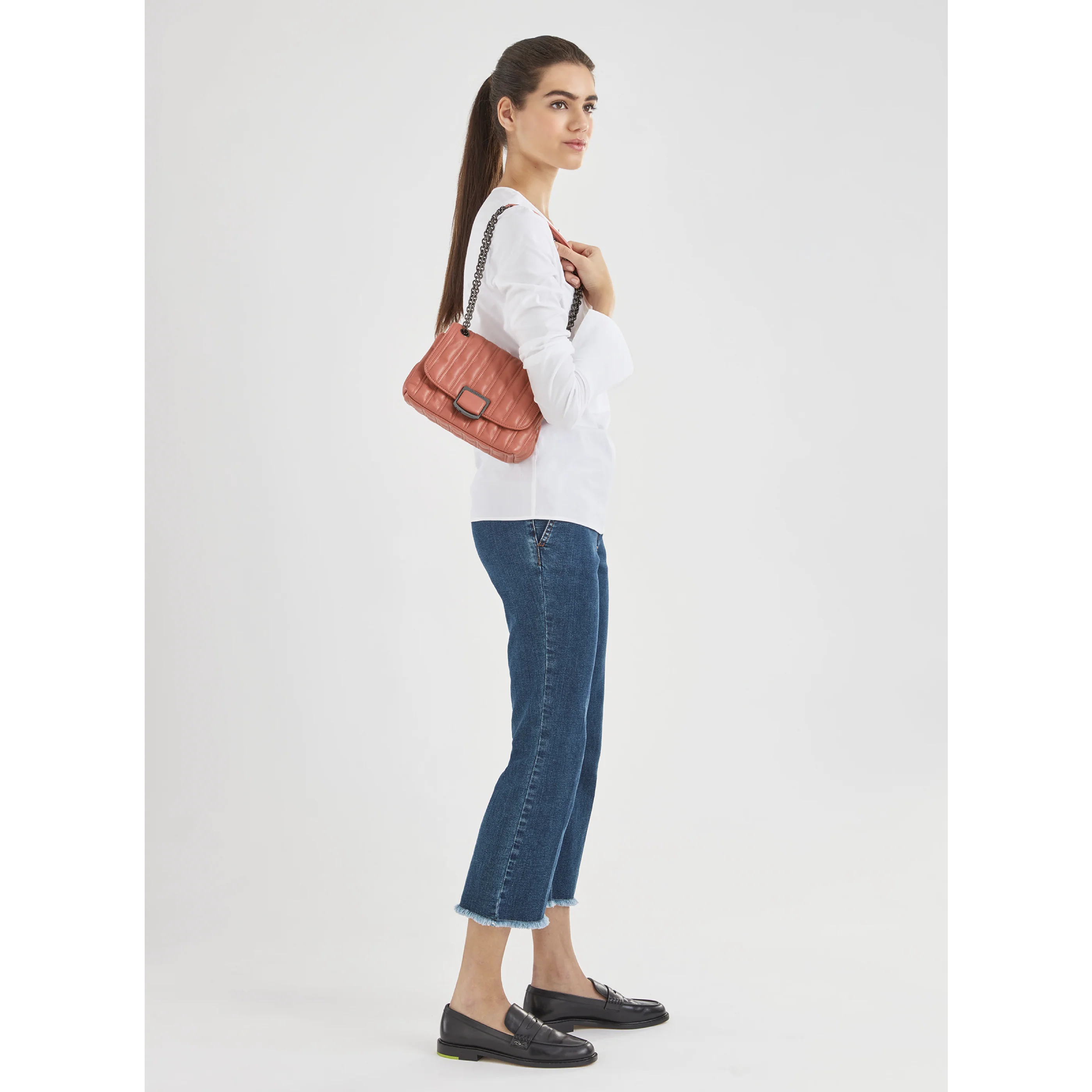 Sac Porté Travers S - Brioche - Blush - Image 2