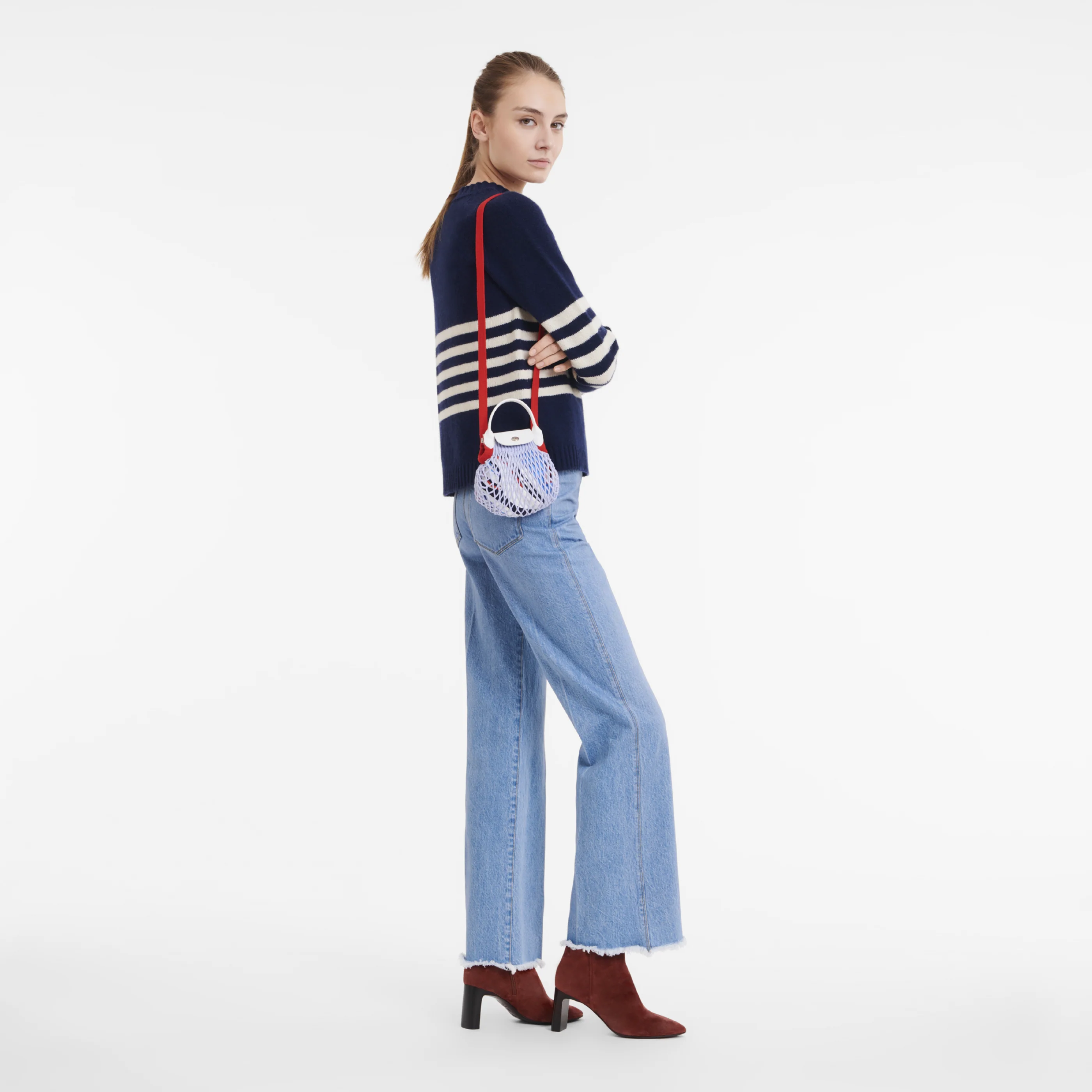 Sac Filet XS - Le Pliage Filet Tricolore - Ciel - Image 2