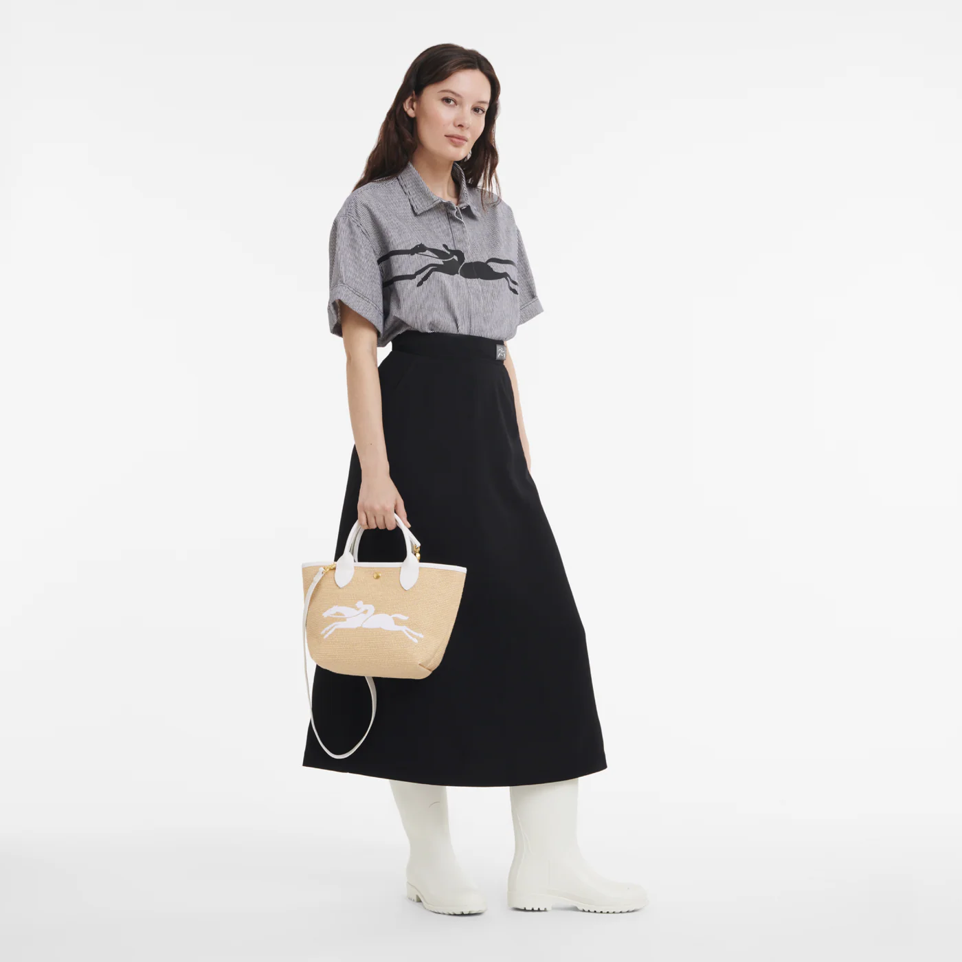 Panier S - Le Panier Pliage - Blanc - Image 2
